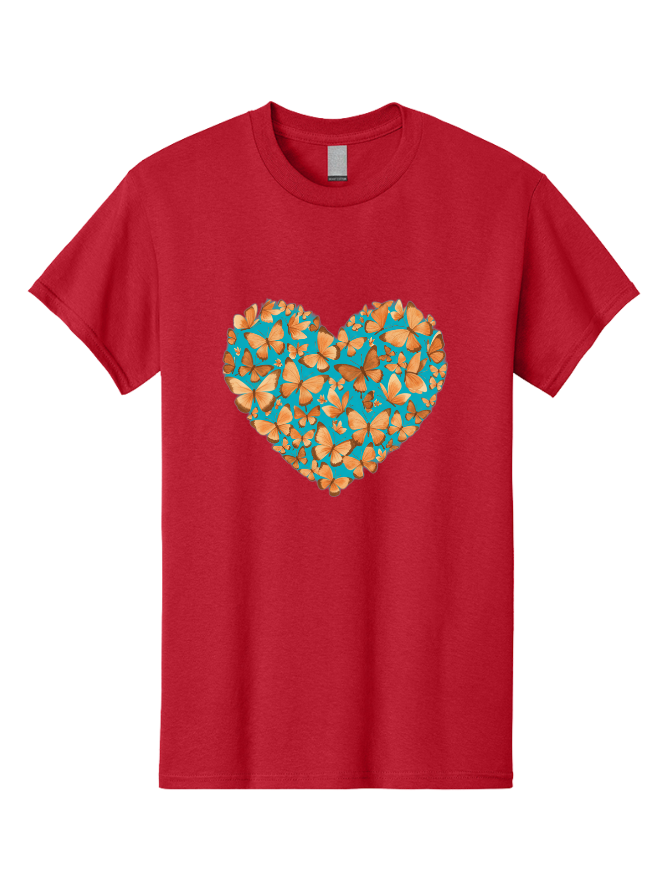 Butterfly-Heart-1 Men'S Graphic Tee, 100% Cotton, Comfortable Casual Summer Wear, Machine Washable, Vintage Camera, Old Camera, Antique Camera, Black Camera, Classic Photography, Photography Equipment, Nostalgic Device, Film Camera, Camera Art Baj360