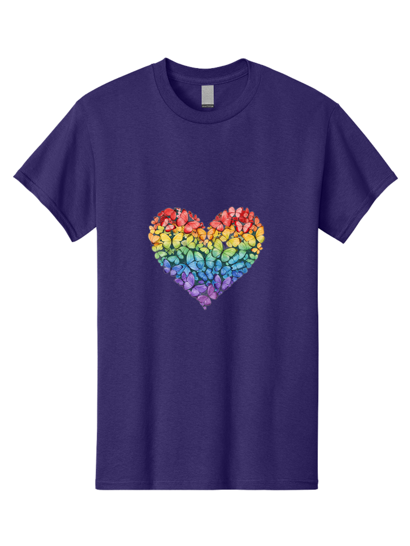 Butterfly-Heart-3 Men'S Graphic Tee, 100% Cotton, Comfortable Casual Summer Wear, Machine Washable, Vintage Camera, Old Camera, Antique Camera, Black Camera, Classic Photography, Photography Equipment, Nostalgic Device, Film Camera, Camera Art Baj362