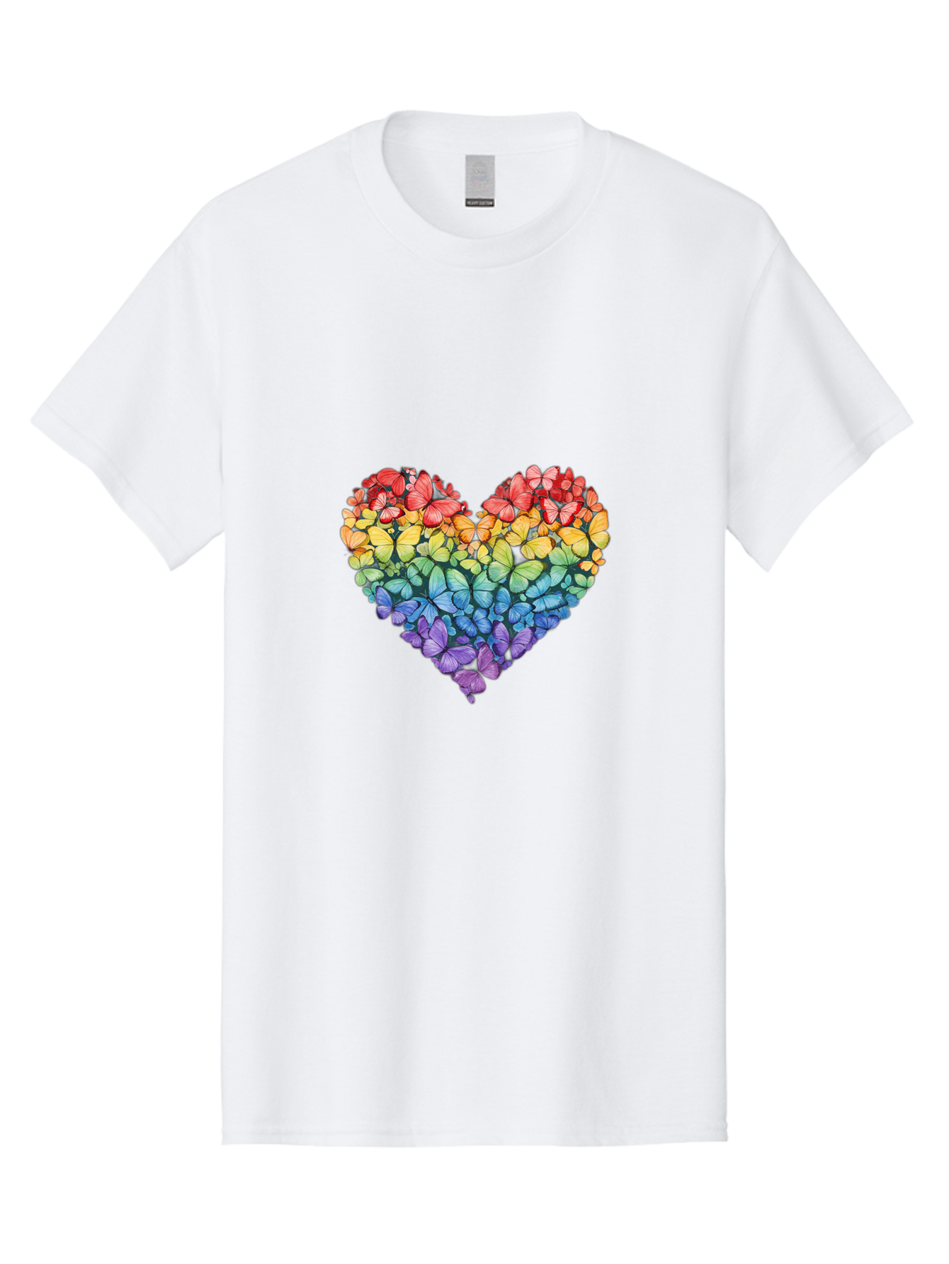 Butterfly-Heart-3 Men'S Graphic Tee, 100% Cotton, Comfortable Casual Summer Wear, Machine Washable, Vintage Camera, Old Camera, Antique Camera, Black Camera, Classic Photography, Photography Equipment, Nostalgic Device, Film Camera, Camera Art Baj362