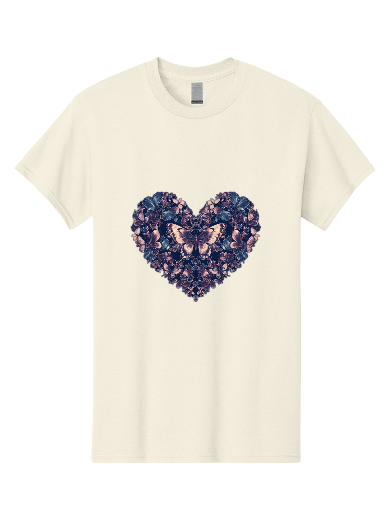 Butterfly-Heart-4 Men'S Graphic Tee, 100% Cotton, Comfortable Casual Summer Wear, Machine Washable, Vintage Camera, Old Camera, Antique Camera, Black Camera, Classic Photography, Photography Equipment, Nostalgic Device, Film Camera, Camera Art Baj363