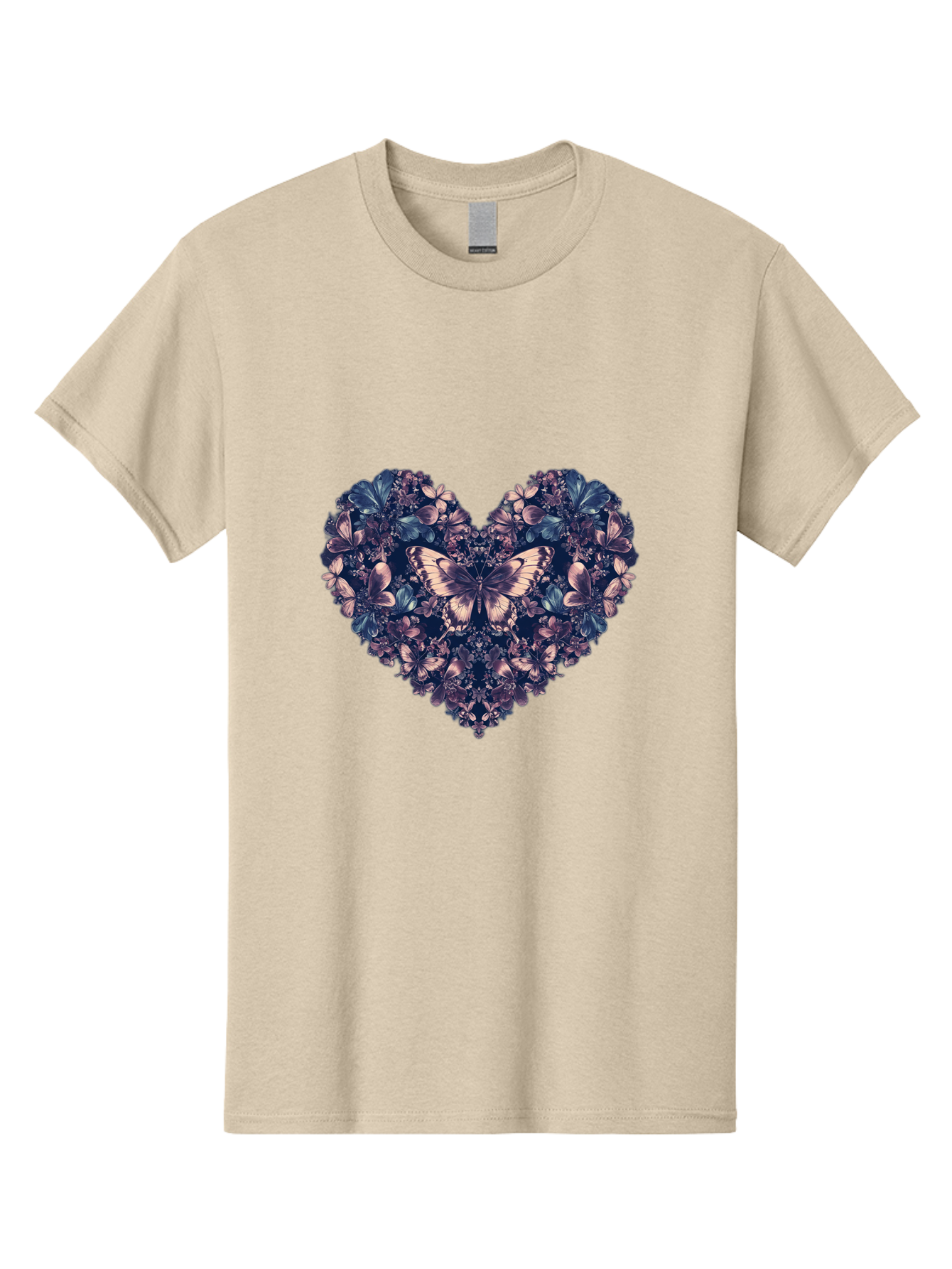 Butterfly-Heart-4 Men'S Graphic Tee, 100% Cotton, Comfortable Casual Summer Wear, Machine Washable, Vintage Camera, Old Camera, Antique Camera, Black Camera, Classic Photography, Photography Equipment, Nostalgic Device, Film Camera, Camera Art Baj363