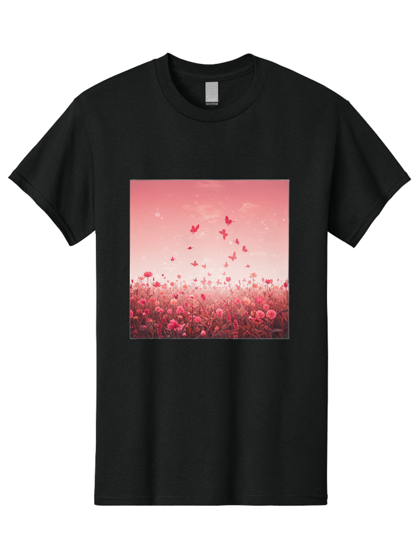Butterfly-Meadow Men'S Graphic Tee, 100% Cotton, Comfortable Casual Summer Wear, Machine Washable, Vintage Camera, Old Camera, Antique Camera, Black Camera, Classic Photography, Photography Equipment, Nostalgic Device, Film Camera, Camera Art Baj365