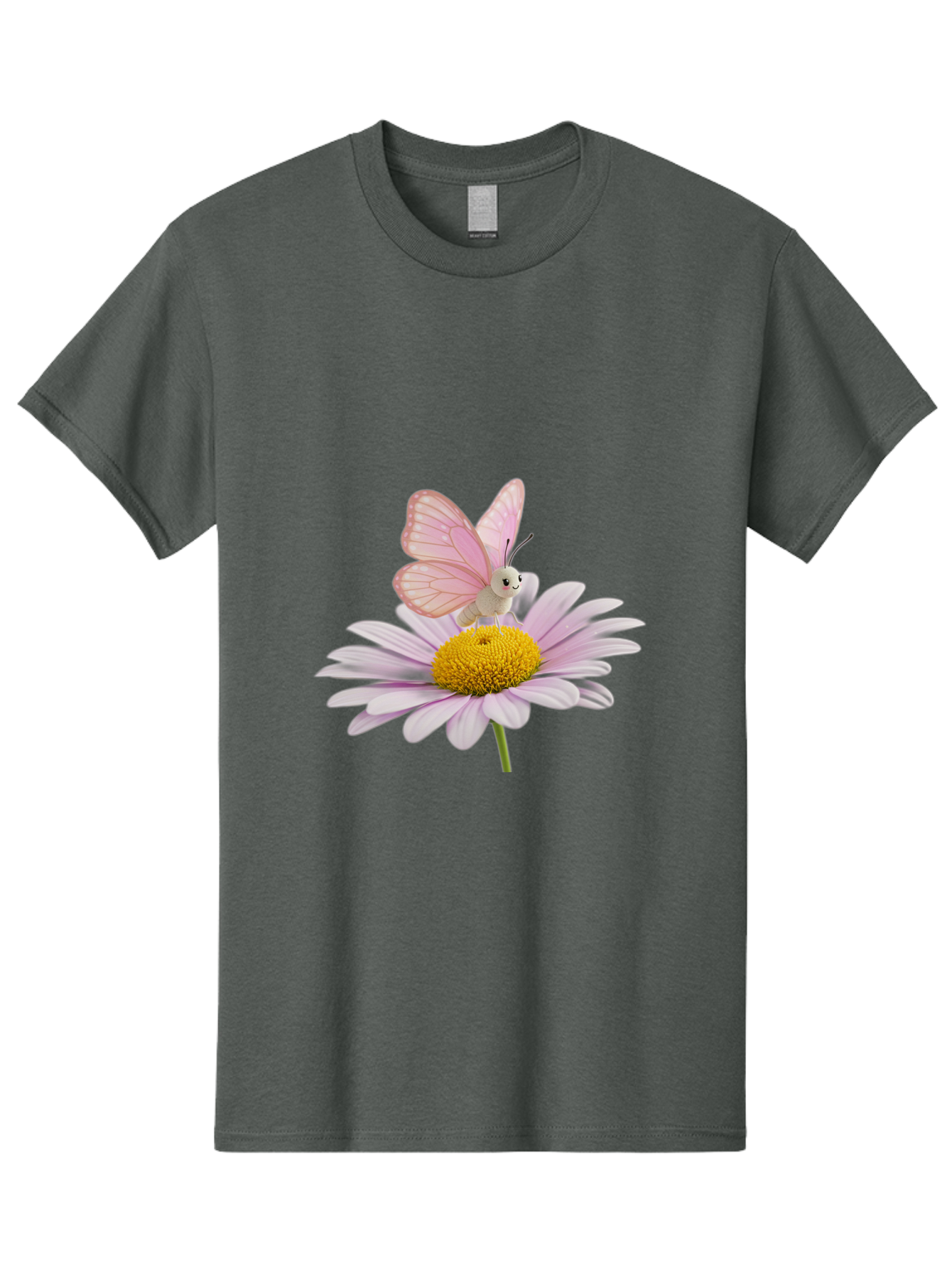 Butterfly-On-Daisy Men'S Graphic Tee, 100% Cotton, Comfortable Casual Summer Wear, Machine Washable, Vintage Camera, Old Camera, Antique Camera, Black Camera, Classic Photography, Photography Equipment, Nostalgic Device, Film Camera, Baj366