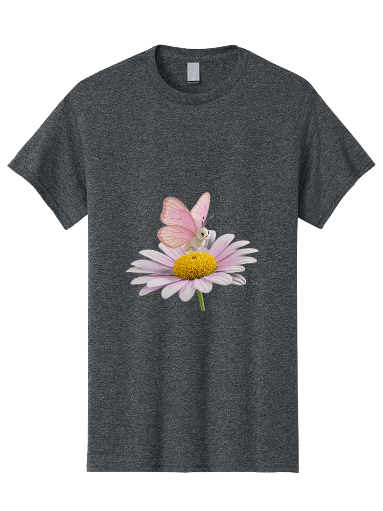 Butterfly-On-Daisy Men'S Graphic Tee, 100% Cotton, Comfortable Casual Summer Wear, Machine Washable, Vintage Camera, Old Camera, Antique Camera, Black Camera, Classic Photography, Photography Equipment, Nostalgic Device, Film Camera, Baj366