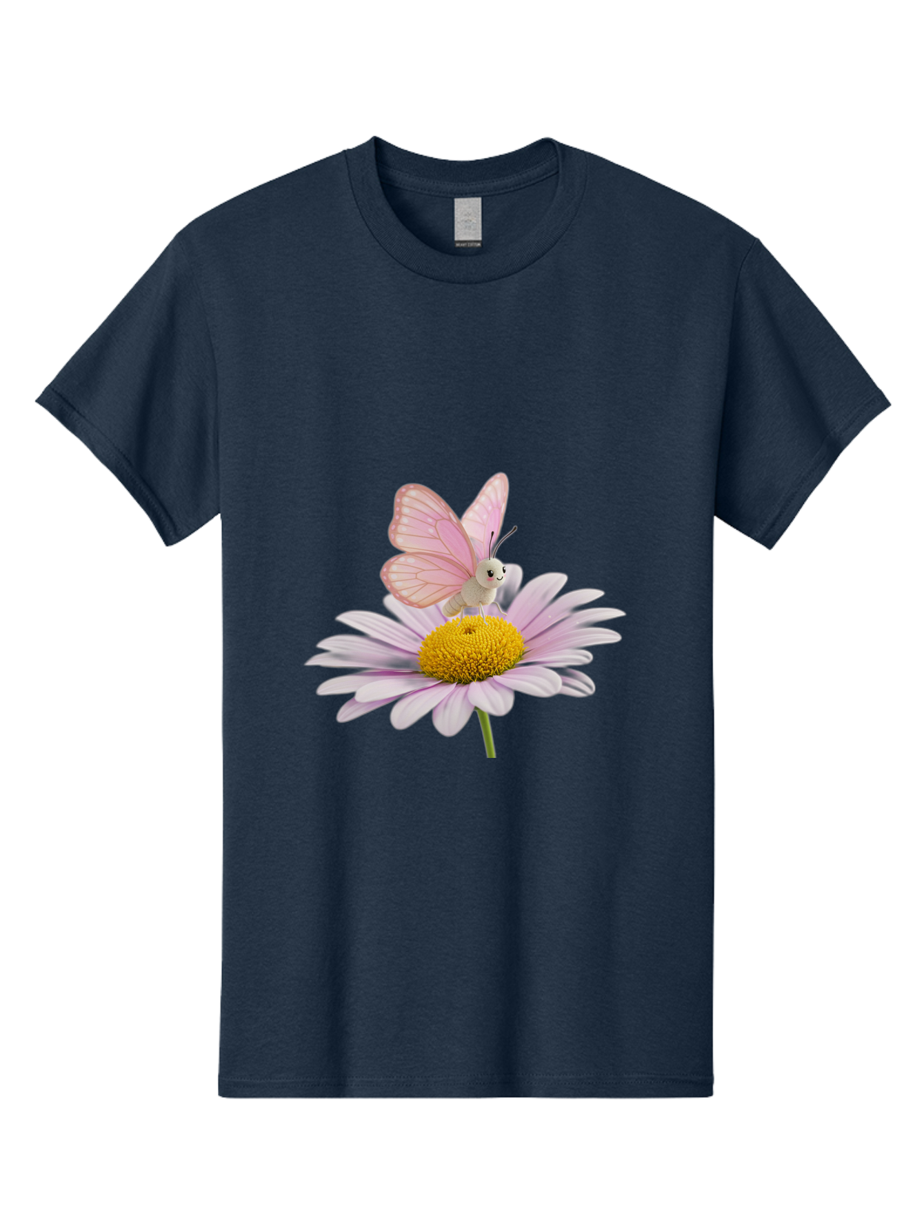 Butterfly-On-Daisy Men'S Graphic Tee, 100% Cotton, Comfortable Casual Summer Wear, Machine Washable, Vintage Camera, Old Camera, Antique Camera, Black Camera, Classic Photography, Photography Equipment, Nostalgic Device, Film Camera, Baj366