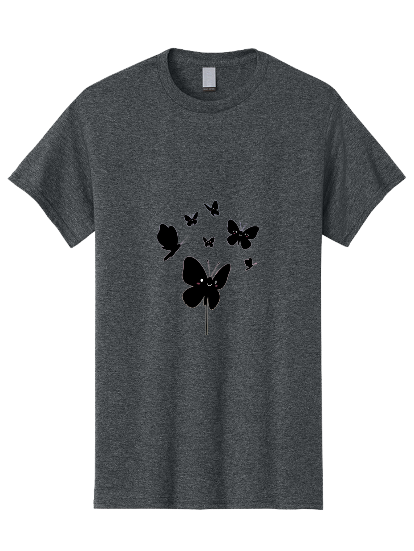 Butterfly-Swarm Men'S Graphic Tee, 100% Cotton, Comfortable Casual Summer Wear, Machine Washable, Vintage Camera, Old Camera, Antique Camera, Black Camera, Classic Photography, Photography Equipment, Nostalgic Device, Film Camera, Camera Art Baj369