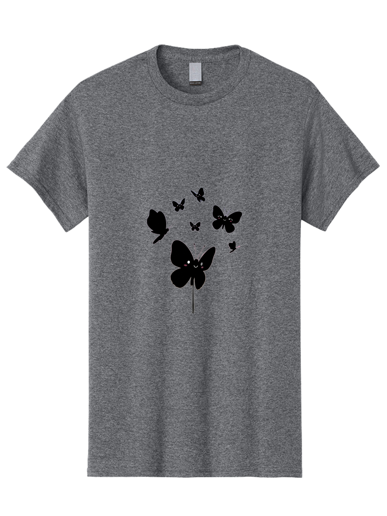 Butterfly-Swarm Men'S Graphic Tee, 100% Cotton, Comfortable Casual Summer Wear, Machine Washable, Vintage Camera, Old Camera, Antique Camera, Black Camera, Classic Photography, Photography Equipment, Nostalgic Device, Film Camera, Camera Art Baj369