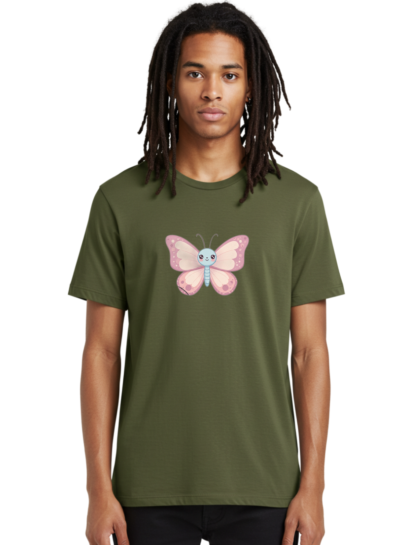 Butterfly Men'S Graphic Tee, 100% Cotton, Comfortable Casual Summer Wear, Machine Washable, Vintage Camera, Old Camera, Antique Camera, Black Camera, Classic Photography, Photography Equipment, Nostalgic Device, Film Camera, Camera Art Baj370