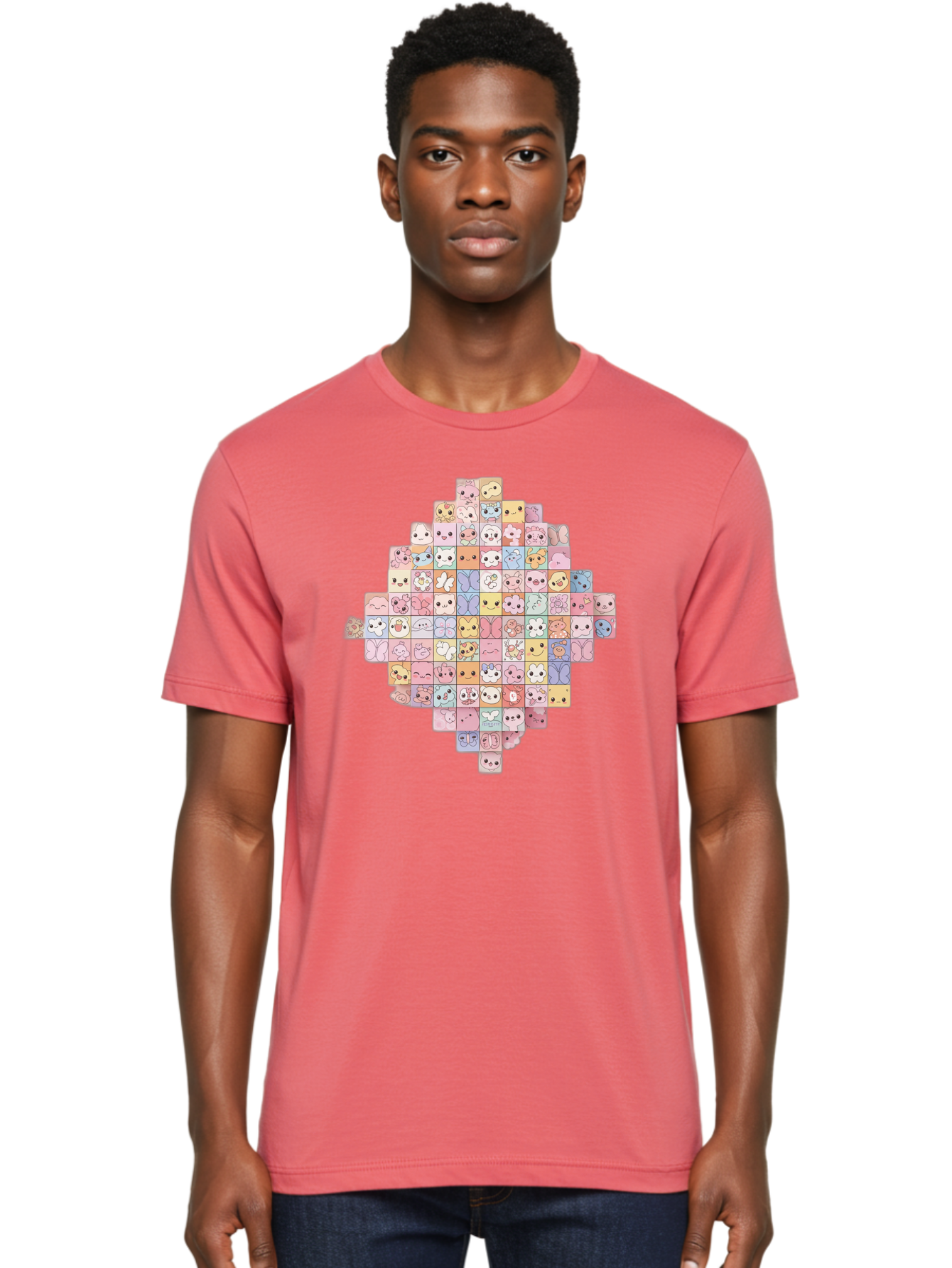 Candy-Crush-Grid Men'S Graphic Tee, 100% Cotton, Comfortable Casual Summer Wear, Machine Washable, Vintage Camera, Old Camera, Antique Camera, Black Camera, Classic Photography, Photography Equipment, Nostalgic Device, Film Camera, Camera Art Baj371