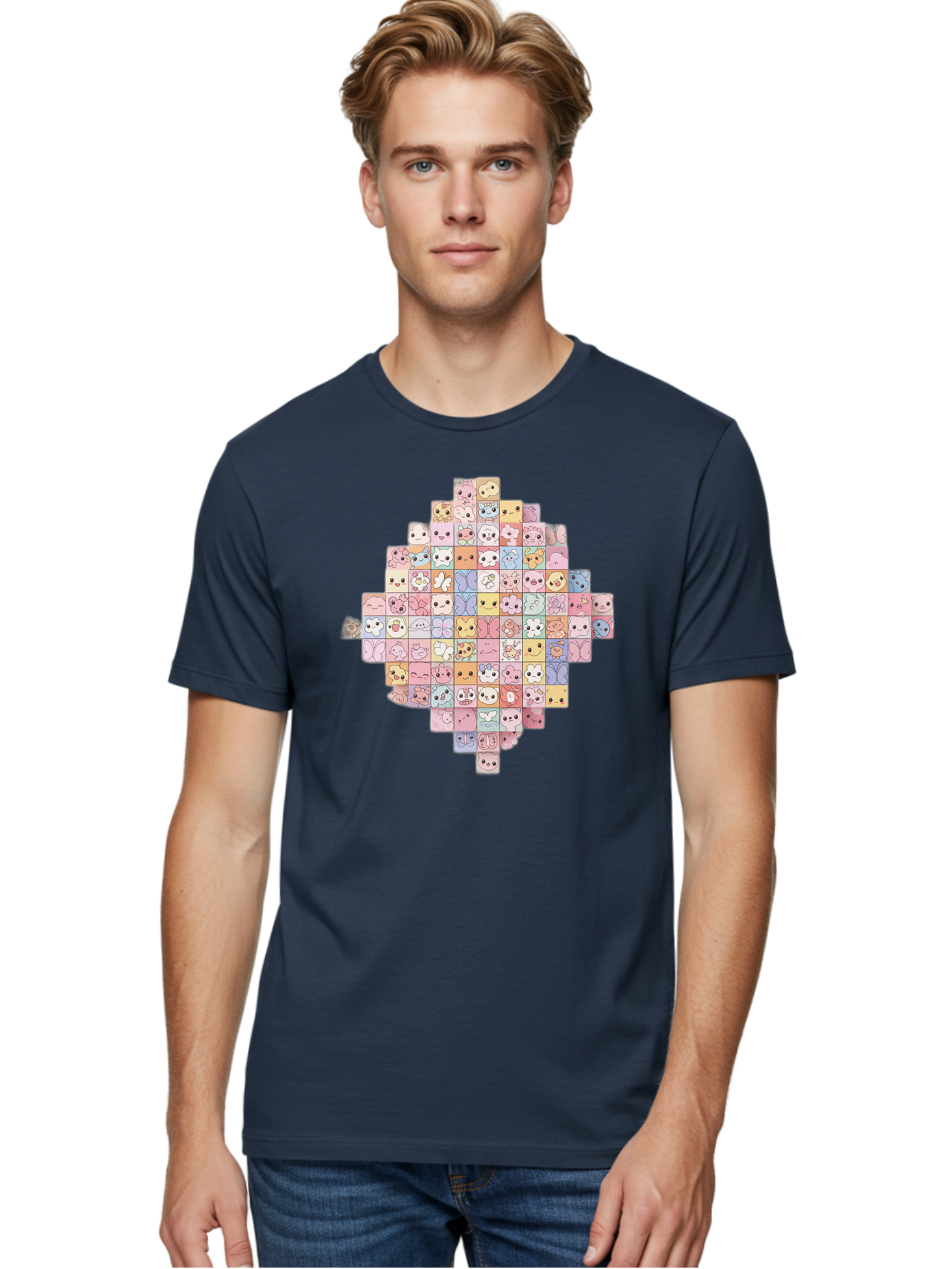 Candy-Crush-Grid Men'S Graphic Tee, 100% Cotton, Comfortable Casual Summer Wear, Machine Washable, Vintage Camera, Old Camera, Antique Camera, Black Camera, Classic Photography, Photography Equipment, Nostalgic Device, Film Camera, Camera Art Baj371