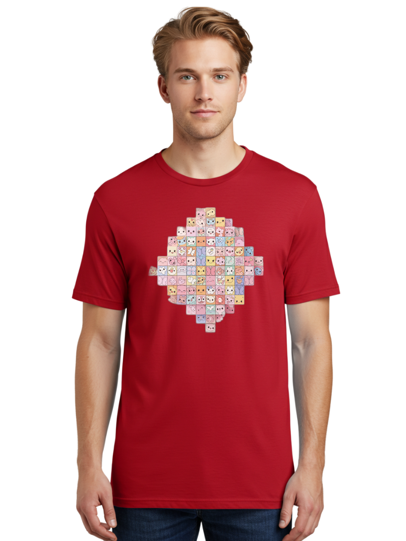 Candy-Crush-Grid Men'S Graphic Tee, 100% Cotton, Comfortable Casual Summer Wear, Machine Washable, Vintage Camera, Old Camera, Antique Camera, Black Camera, Classic Photography, Photography Equipment, Nostalgic Device, Film Camera, Camera Art Baj371