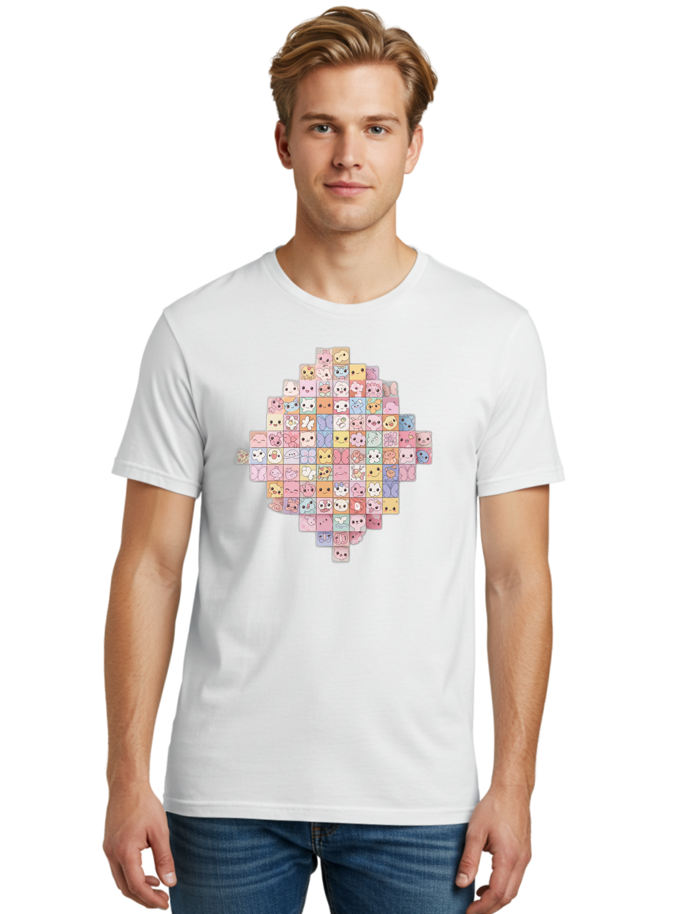 Candy-Crush-Grid Men'S Graphic Tee, 100% Cotton, Comfortable Casual Summer Wear, Machine Washable, Vintage Camera, Old Camera, Antique Camera, Black Camera, Classic Photography, Photography Equipment, Nostalgic Device, Film Camera, Camera Art Baj371