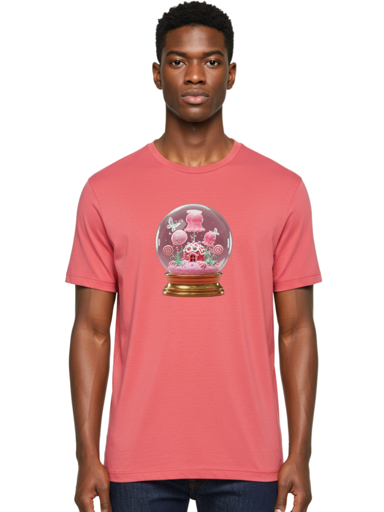 Candy-House-Snow-Globe Men'S Graphic Tee, 100% Cotton, Comfortable Casual Summer Wear, Machine Washable, Vintage Camera, Old Camera, Antique Camera, Black Camera, Classic Photography, Photography Equipment, Nostalgic Device, Film Camera, Baj372