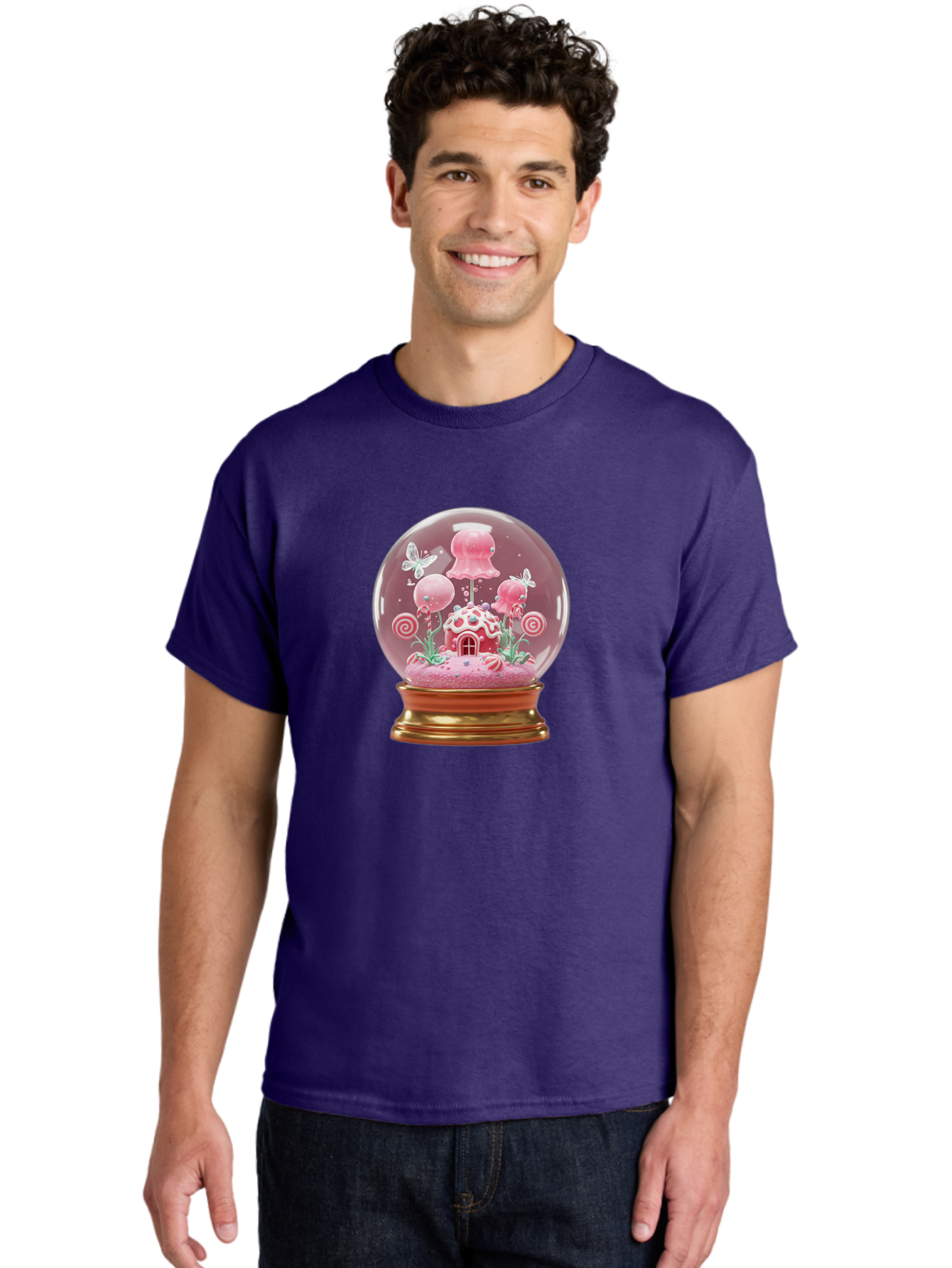 Candy-House-Snow-Globe Men'S Graphic Tee, 100% Cotton, Comfortable Casual Summer Wear, Machine Washable, Vintage Camera, Old Camera, Antique Camera, Black Camera, Classic Photography, Photography Equipment, Nostalgic Device, Film Camera, Baj372