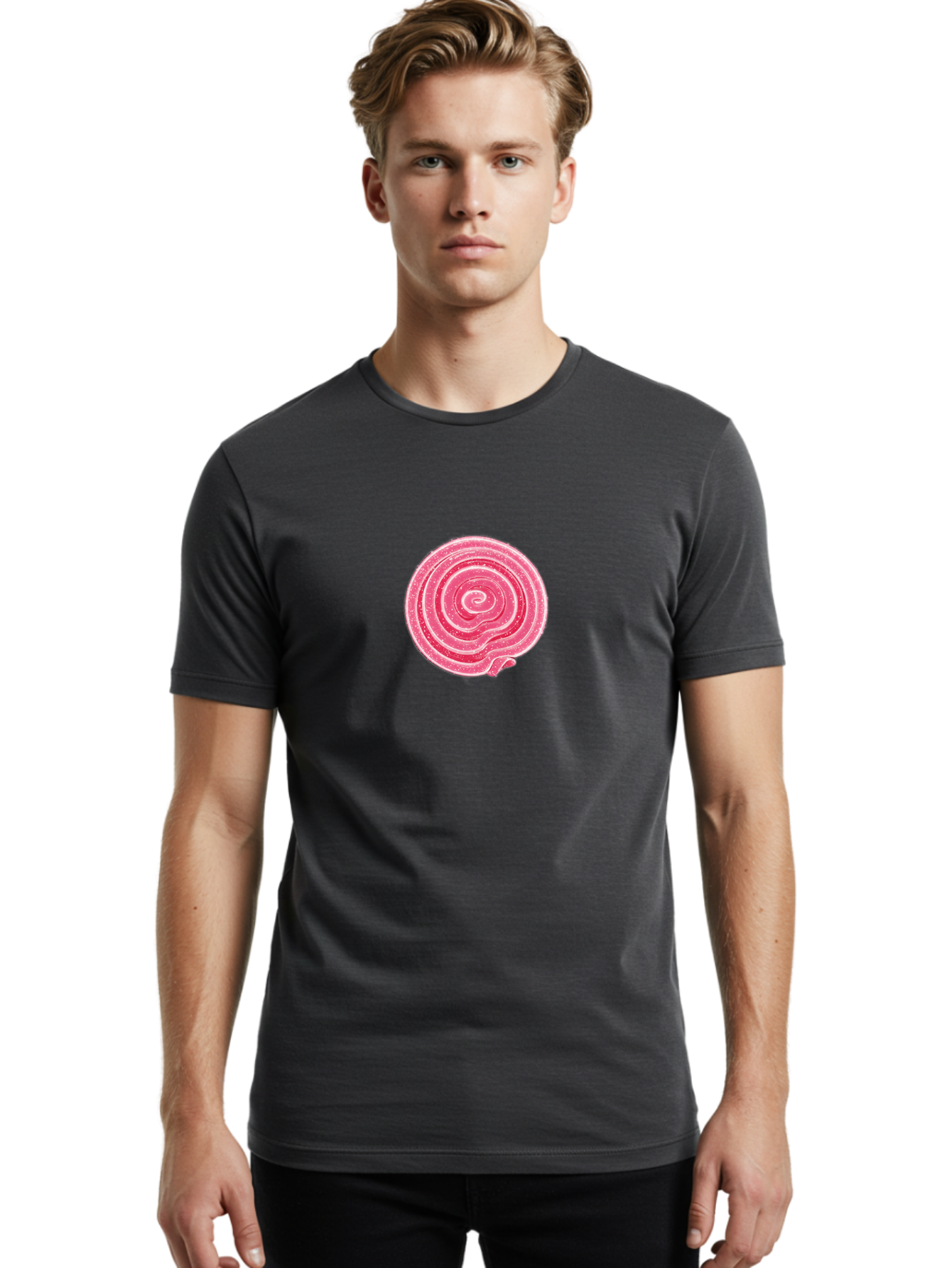 Candy-Swirl Men'S Graphic Tee, 100% Cotton, Comfortable Casual Summer Wear, Machine Washable, Vintage Camera, Old Camera, Antique Camera, Black Camera, Classic Photography, Photography Equipment, Nostalgic Device, Film Camera, Camera Art Baj375