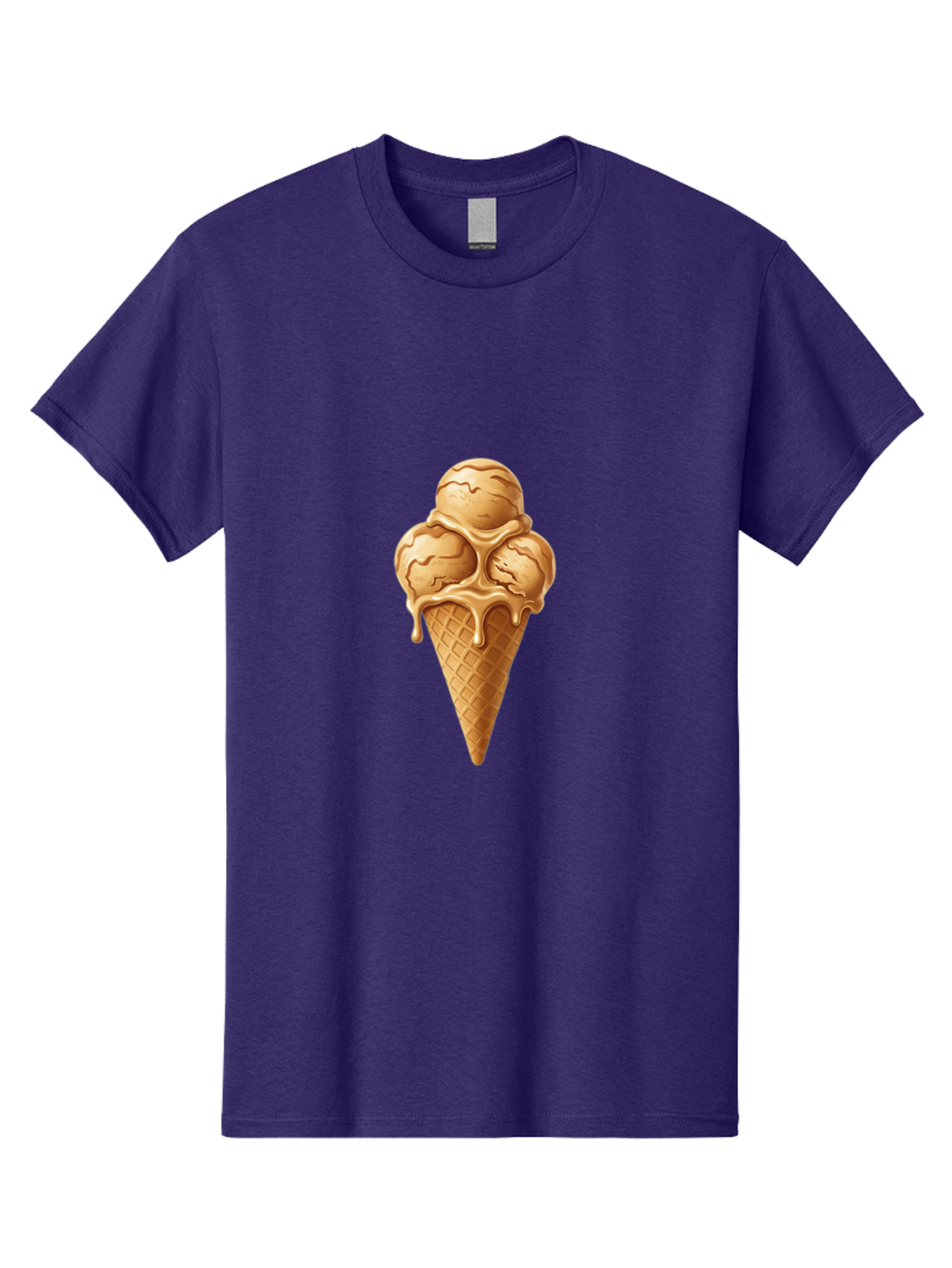 Caramel-Ice-Cream-Cone-1 Men'S Graphic Tee, 100% Cotton, Comfortable Casual Summer Wear, Machine Washable, Vintage Camera, Old Camera, Antique Camera, Black Camera, Classic Photography, Photography Equipment, Nostalgic Device, Film Camera, Baj377