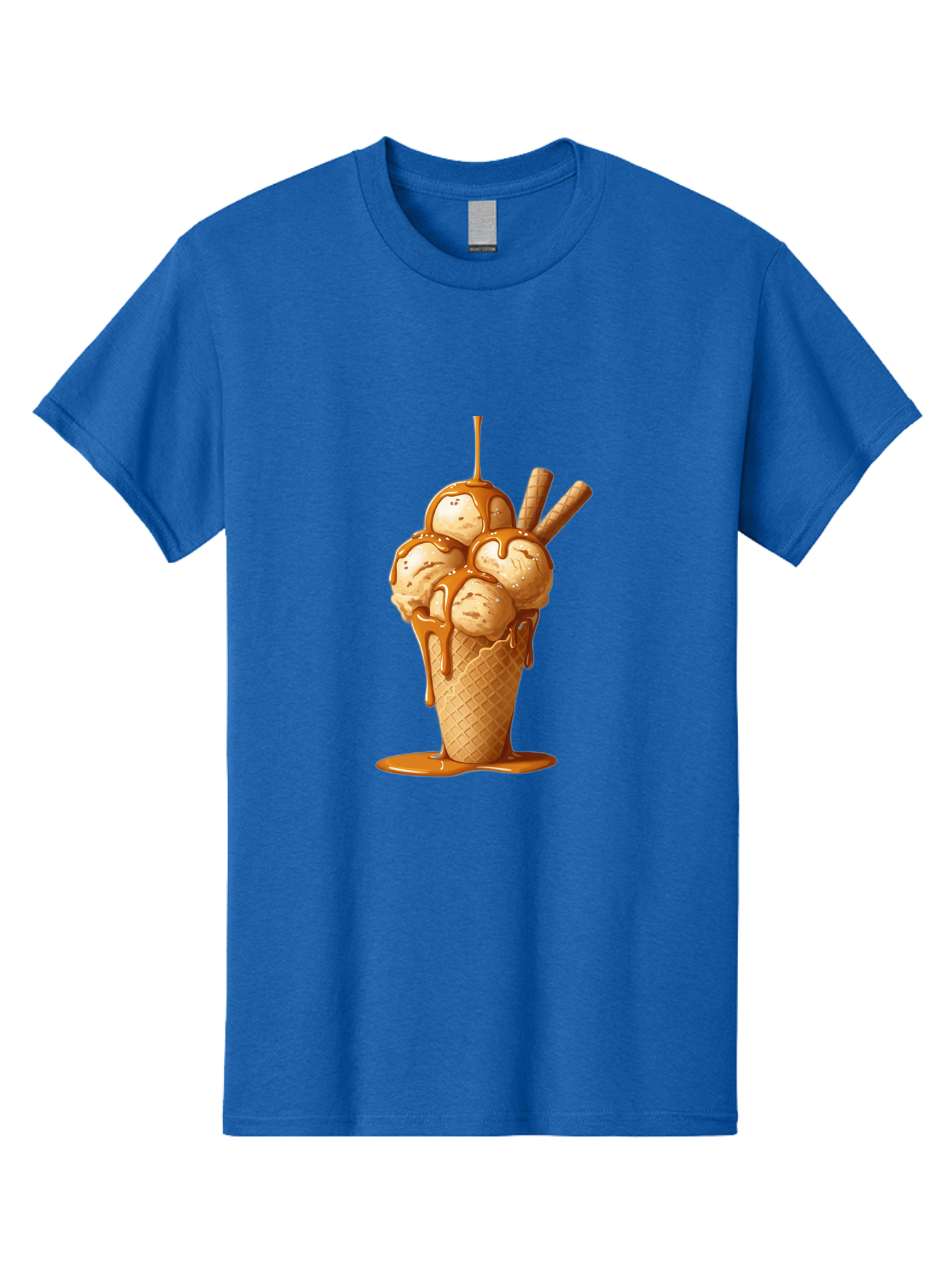 Caramel-Ice-Cream-Cone Men'S Graphic Tee, 100% Cotton, Comfortable Casual Summer Wear, Machine Washable, Vintage Camera, Old Camera, Antique Camera, Black Camera, Classic Photography, Photography Equipment, Nostalgic Device, Film Camera, Baj378