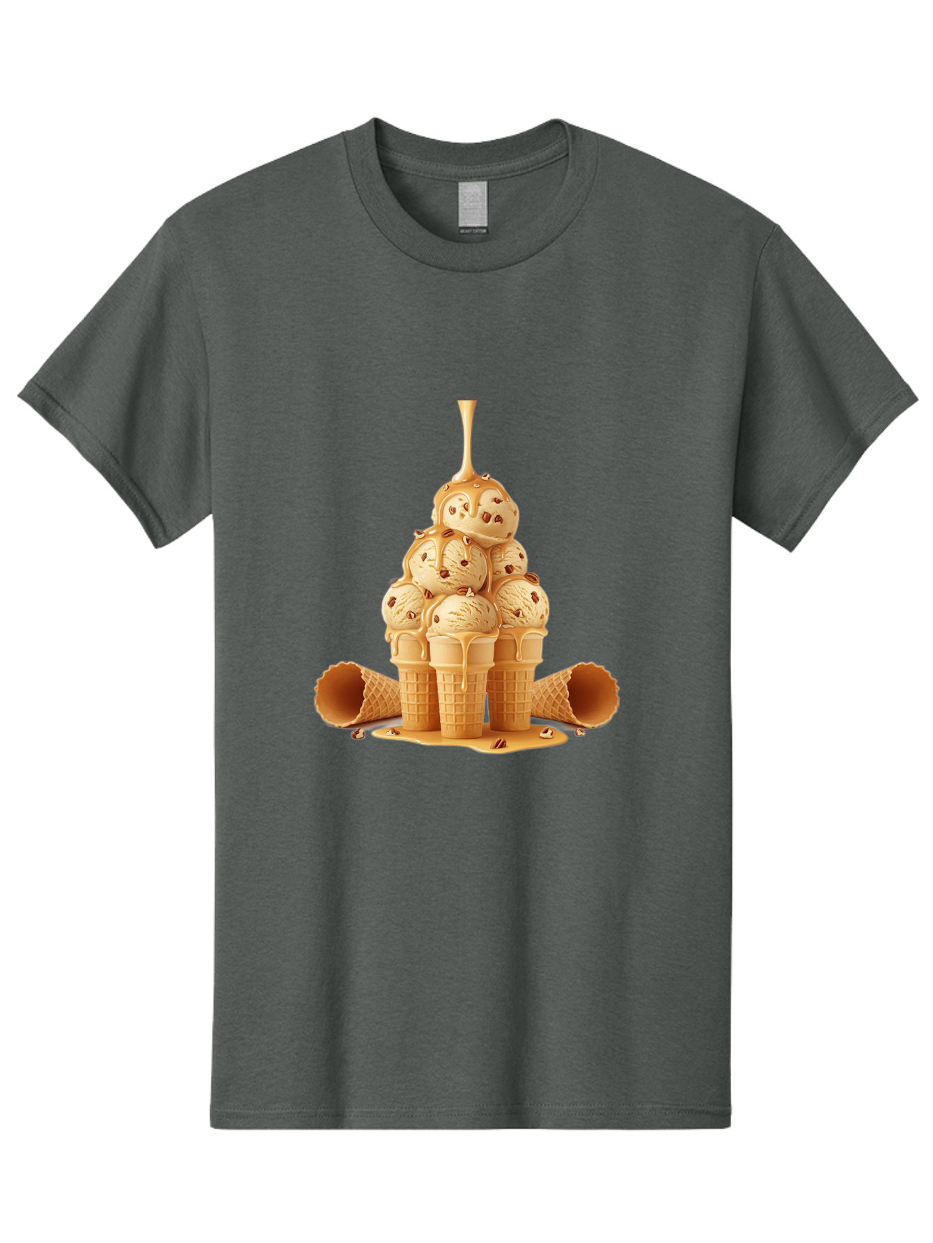 Caramel-Ice-Cream-Cones Men'S Graphic Tee, 100% Cotton, Comfortable Casual Summer Wear, Machine Washable, Vintage Camera, Old Camera, Antique Camera, Black Camera, Classic Photography, Photography Equipment, Nostalgic Device, Film Camera, Baj379