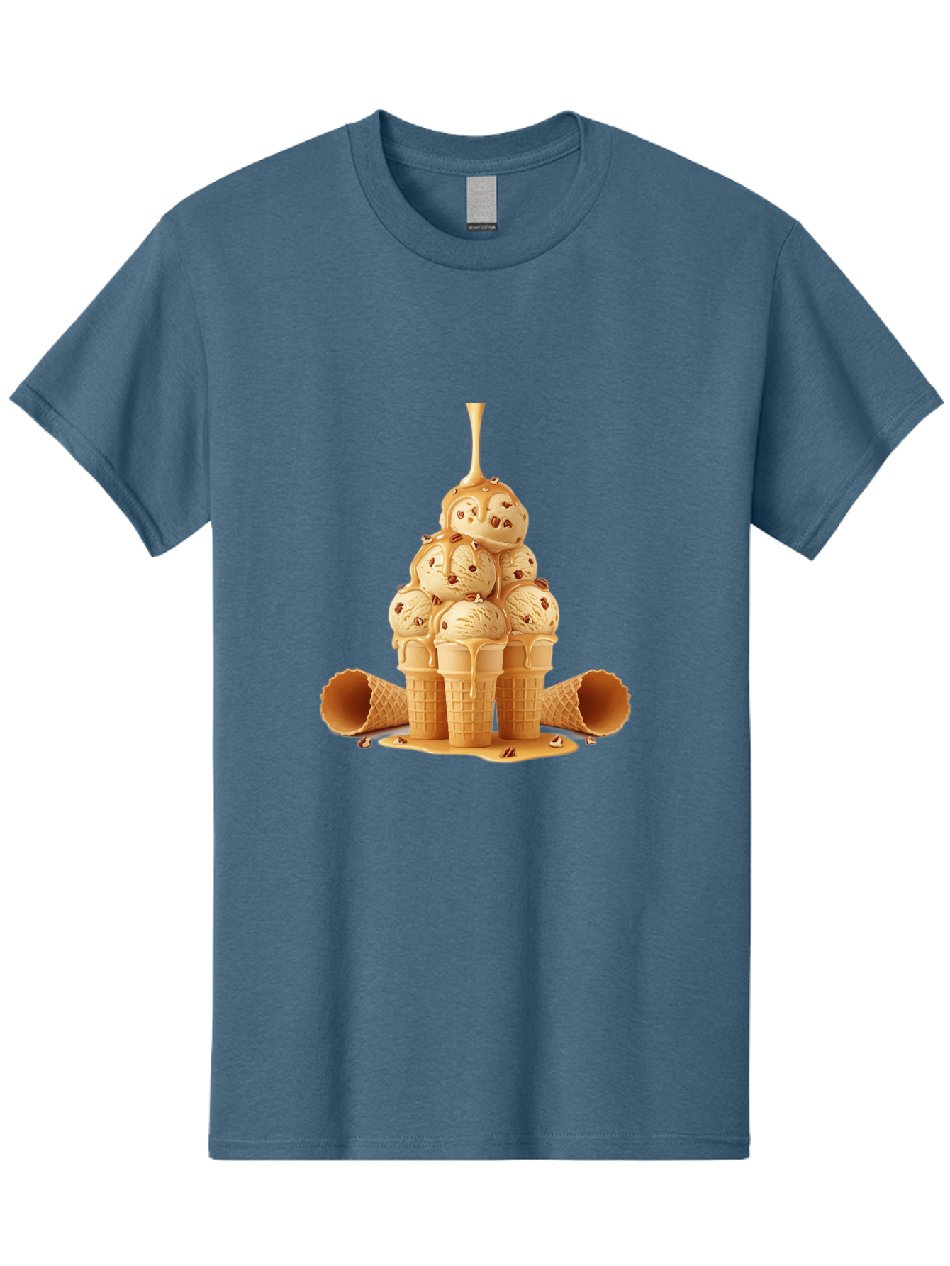 Caramel-Ice-Cream-Cones Men'S Graphic Tee, 100% Cotton, Comfortable Casual Summer Wear, Machine Washable, Vintage Camera, Old Camera, Antique Camera, Black Camera, Classic Photography, Photography Equipment, Nostalgic Device, Film Camera, Baj379