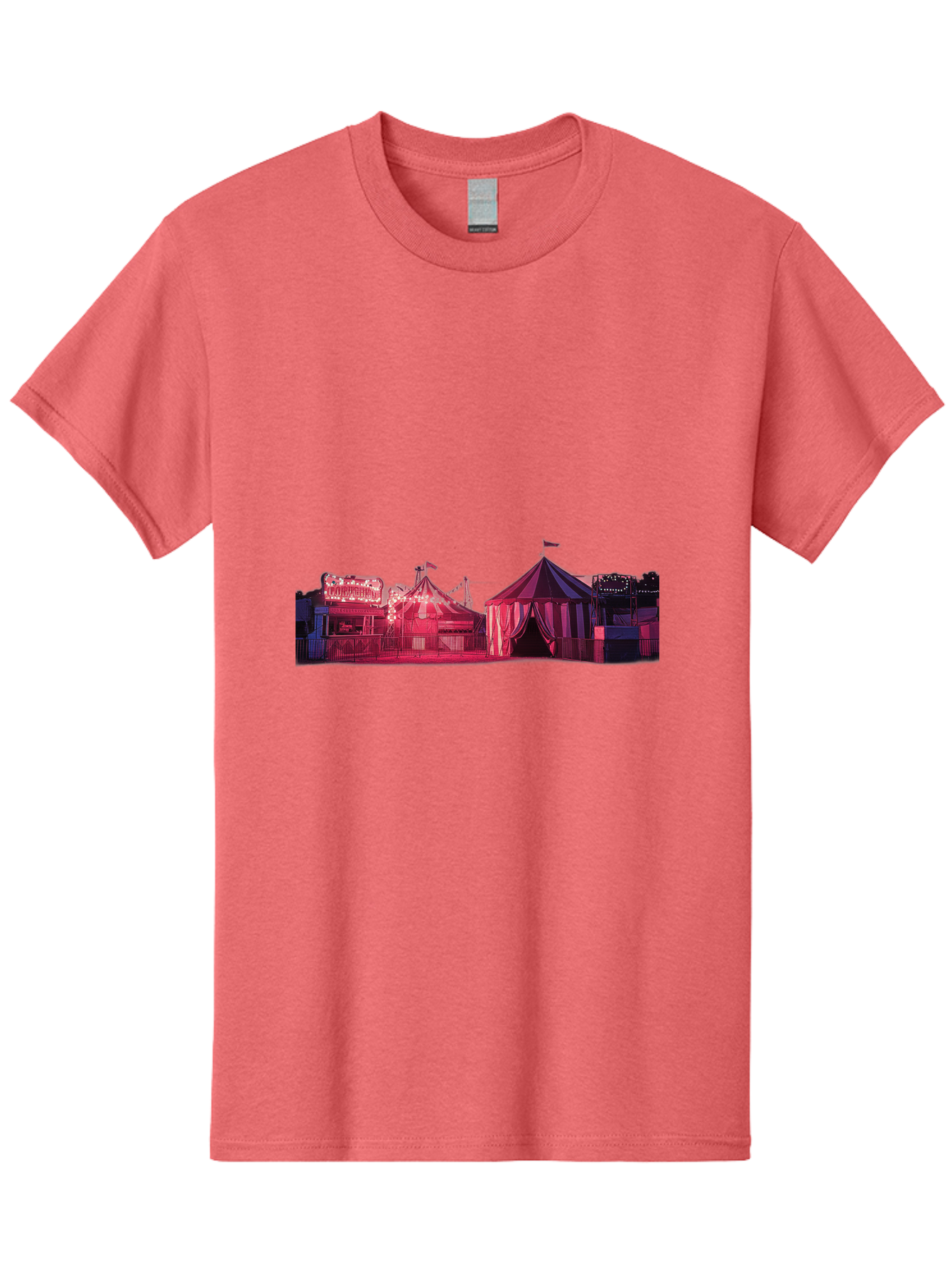 Carnival-Scene-2 Men'S Graphic Tee, 100% Cotton, Comfortable Casual Summer Wear, Machine Washable, Vintage Camera, Old Camera, Antique Camera, Black Camera, Classic Photography, Photography Equipment, Nostalgic Device, Film Camera, Camera Art Baj381