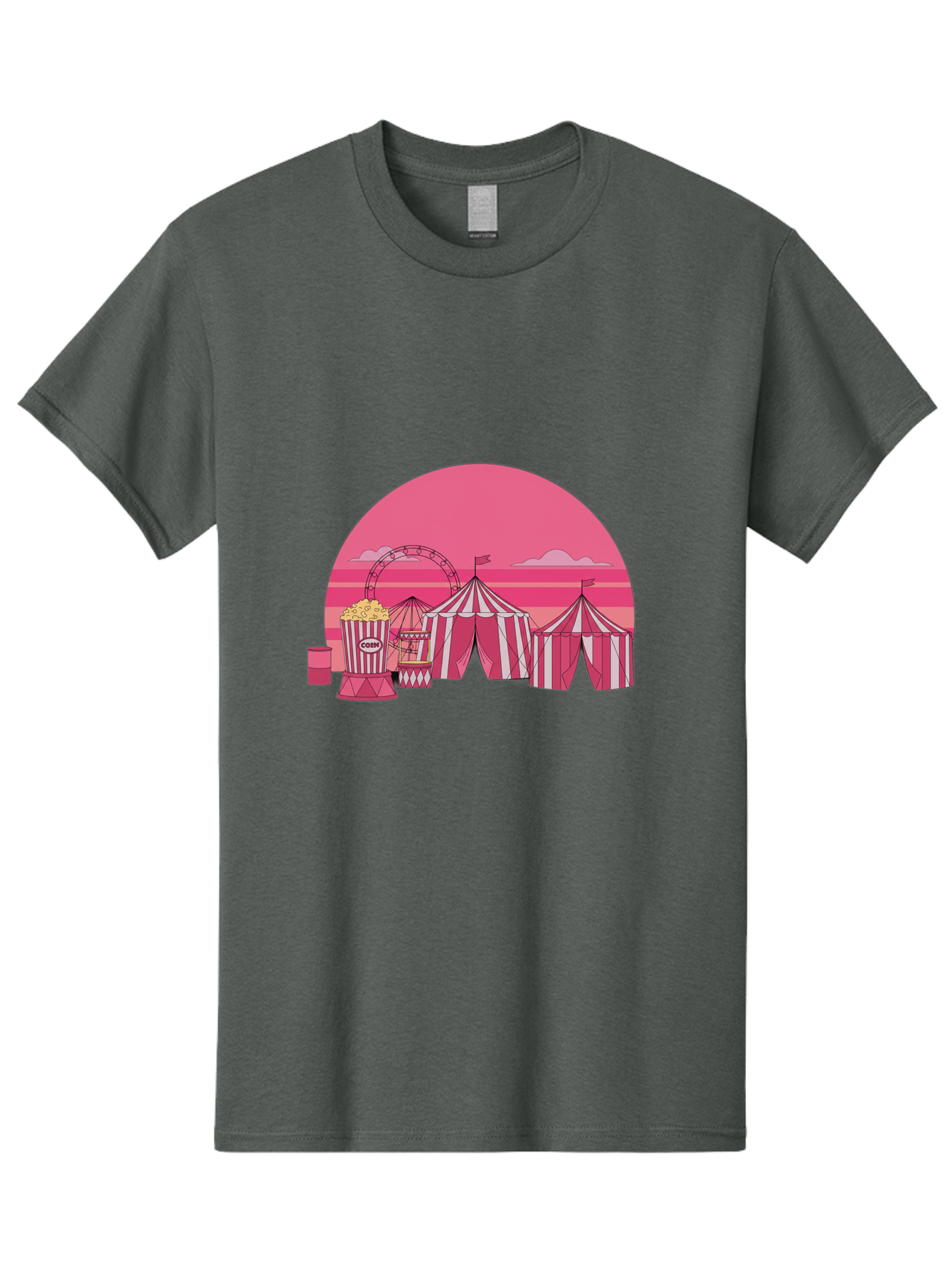 Carnival-Scene Men'S Graphic Tee, 100% Cotton, Comfortable Casual Summer Wear, Machine Washable, Vintage Camera, Old Camera, Antique Camera, Black Camera, Classic Photography, Photography Equipment, Nostalgic Device, Film Camera, Camera Art Baj382