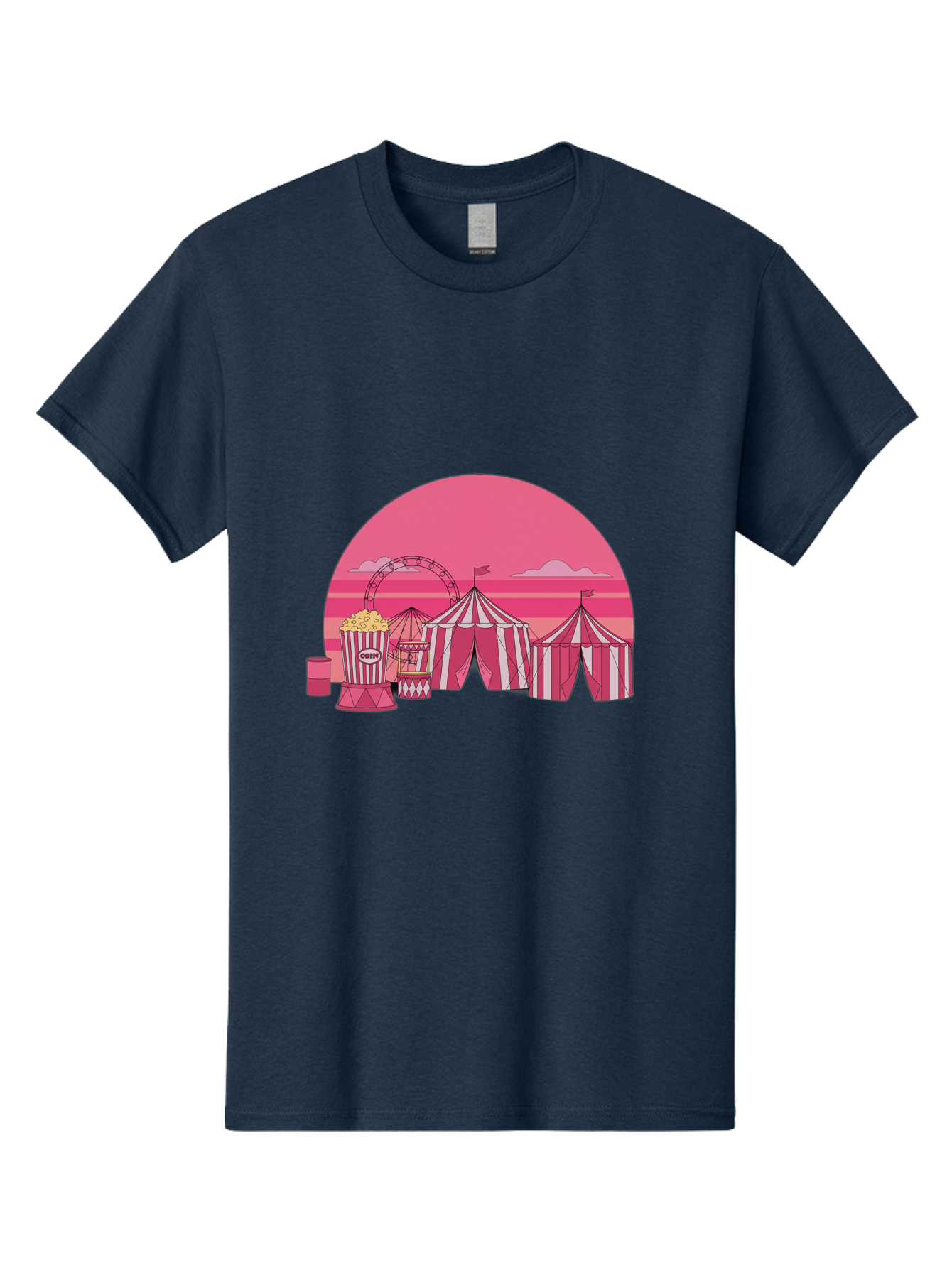 Carnival-Scene Men'S Graphic Tee, 100% Cotton, Comfortable Casual Summer Wear, Machine Washable, Vintage Camera, Old Camera, Antique Camera, Black Camera, Classic Photography, Photography Equipment, Nostalgic Device, Film Camera, Camera Art Baj382