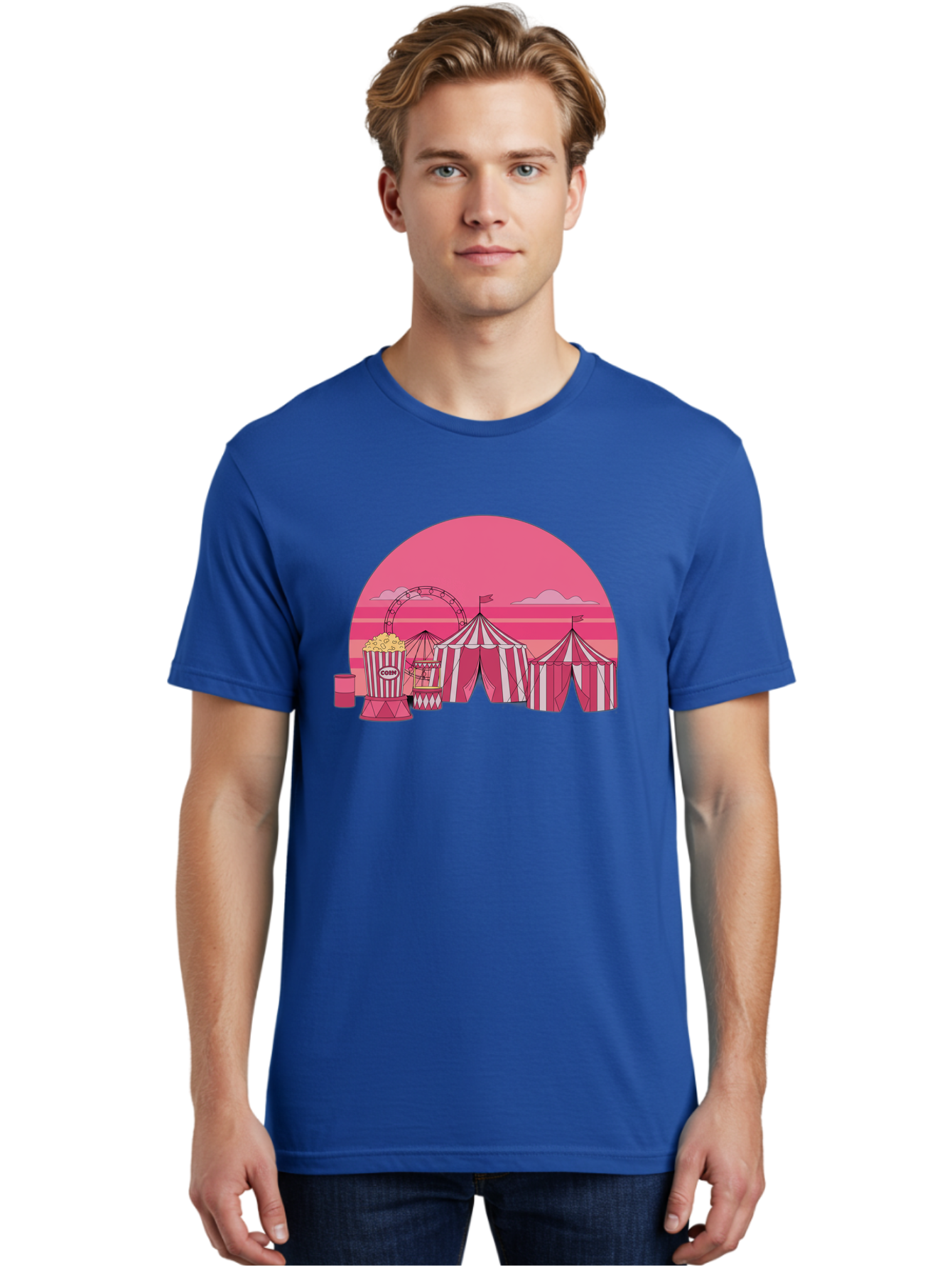 Carnival-Scene Men'S Graphic Tee, 100% Cotton, Comfortable Casual Summer Wear, Machine Washable, Vintage Camera, Old Camera, Antique Camera, Black Camera, Classic Photography, Photography Equipment, Nostalgic Device, Film Camera, Camera Art Baj382
