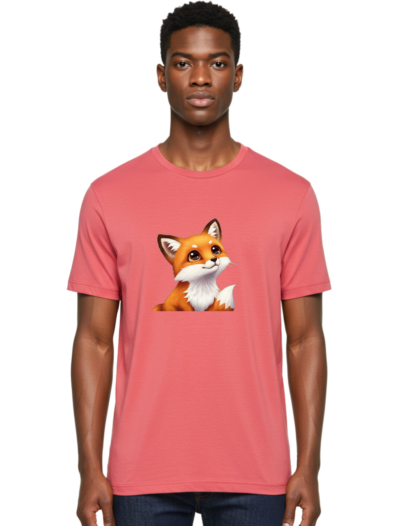 Cartoon-Fox-1 Men'S Graphic Tee, 100% Cotton, Comfortable Casual Summer Wear, Machine Washable, Vintage Camera, Old Camera, Antique Camera, Black Camera, Classic Photography, Photography Equipment, Nostalgic Device, Film Camera, Camera Art Baj383
