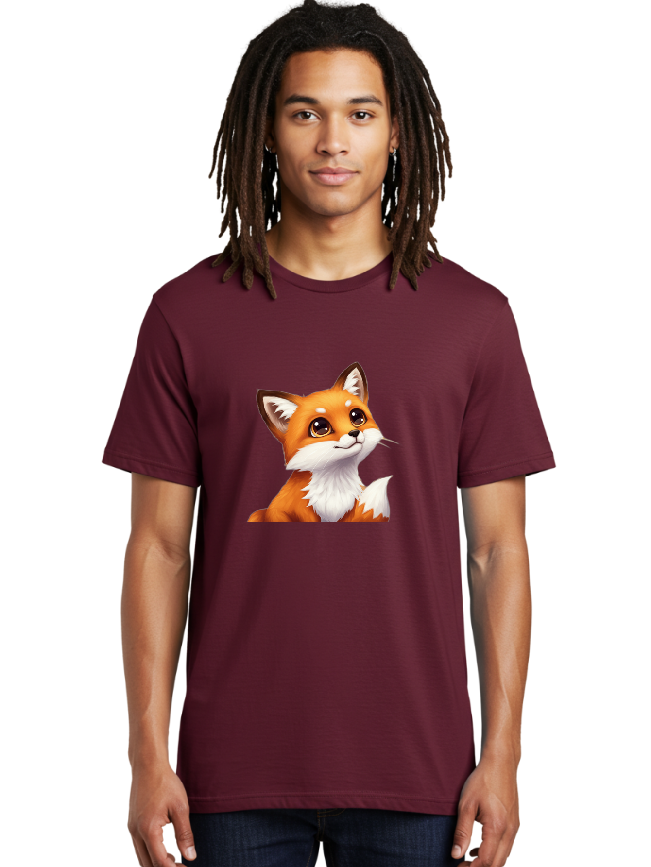 Cartoon-Fox-1 Men'S Graphic Tee, 100% Cotton, Comfortable Casual Summer Wear, Machine Washable, Vintage Camera, Old Camera, Antique Camera, Black Camera, Classic Photography, Photography Equipment, Nostalgic Device, Film Camera, Camera Art Baj383