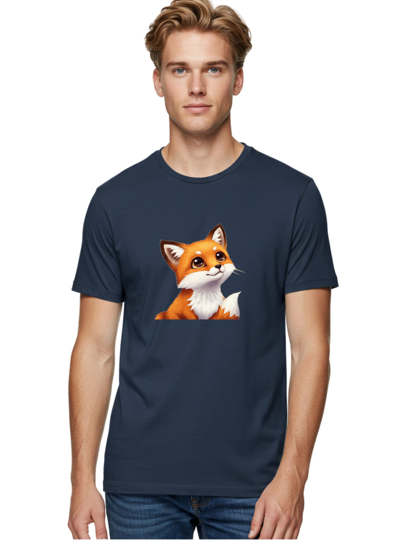 Cartoon-Fox-1 Men'S Graphic Tee, 100% Cotton, Comfortable Casual Summer Wear, Machine Washable, Vintage Camera, Old Camera, Antique Camera, Black Camera, Classic Photography, Photography Equipment, Nostalgic Device, Film Camera, Camera Art Baj383