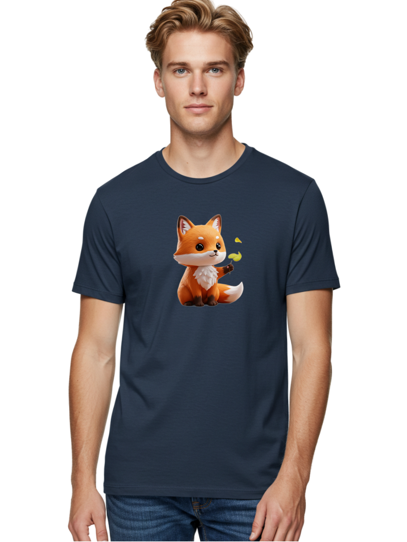 Cartoon-Fox-2 Men'S Graphic Tee, 100% Cotton, Comfortable Casual Summer Wear, Machine Washable, Vintage Camera, Old Camera, Antique Camera, Black Camera, Classic Photography, Photography Equipment, Nostalgic Device, Film Camera, Camera Art Baj384