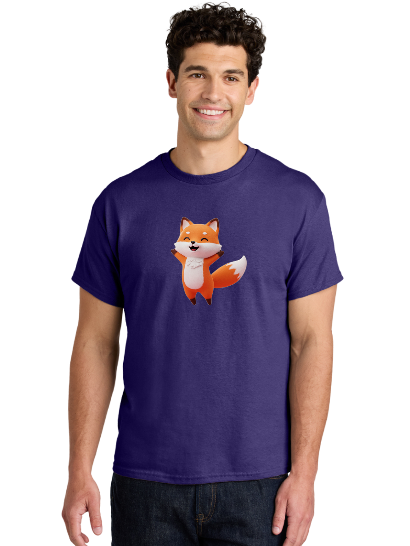 Cartoon-Fox-3 Men'S Graphic Tee, 100% Cotton, Comfortable Casual Summer Wear, Machine Washable, Vintage Camera, Old Camera, Antique Camera, Black Camera, Classic Photography, Photography Equipment, Nostalgic Device, Film Camera, Camera Art Baj385