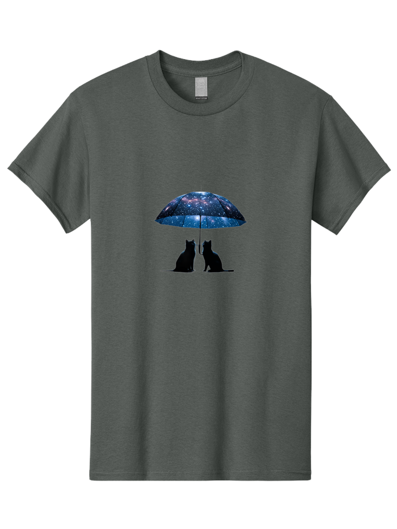 Cats-Under-Galaxy-Umbrella Men'S Graphic Tee, 100% Cotton, Comfortable Casual Summer Wear, Machine Washable, Vintage Camera, Old Camera, Antique Camera, Black Camera, Classic Photography, Photography Equipment, Nostalgic Device, Film Camera, Baj389