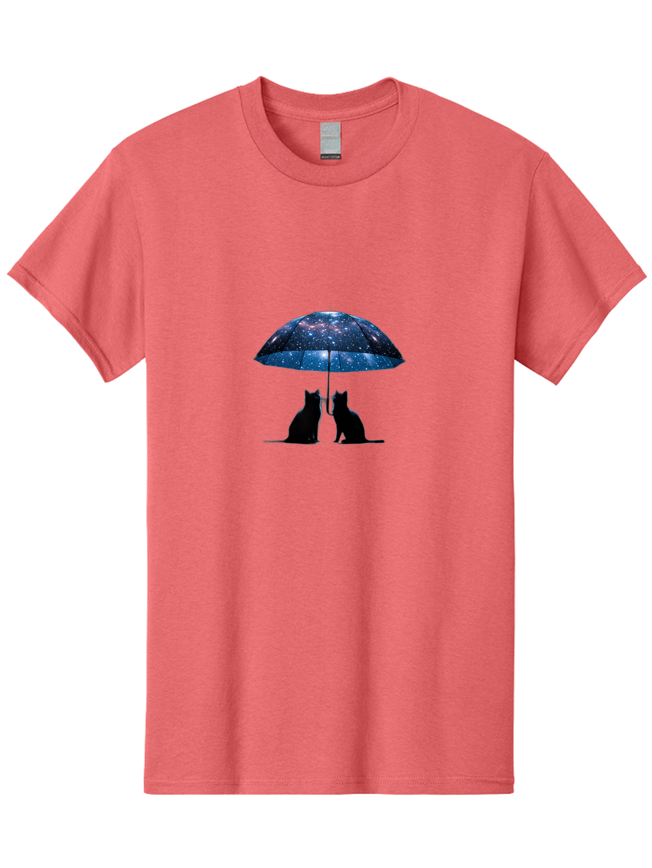 Cats-Under-Galaxy-Umbrella Men'S Graphic Tee, 100% Cotton, Comfortable Casual Summer Wear, Machine Washable, Vintage Camera, Old Camera, Antique Camera, Black Camera, Classic Photography, Photography Equipment, Nostalgic Device, Film Camera, Baj389