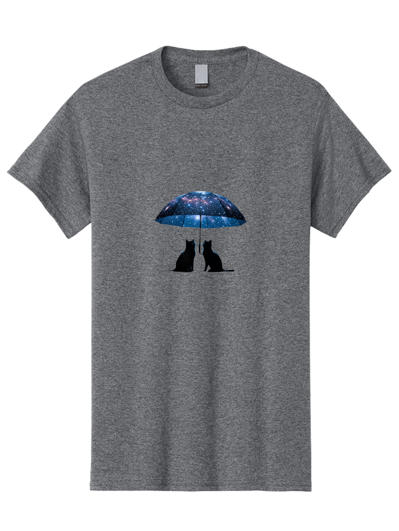 Cats-Under-Galaxy-Umbrella Men'S Graphic Tee, 100% Cotton, Comfortable Casual Summer Wear, Machine Washable, Vintage Camera, Old Camera, Antique Camera, Black Camera, Classic Photography, Photography Equipment, Nostalgic Device, Film Camera, Baj389