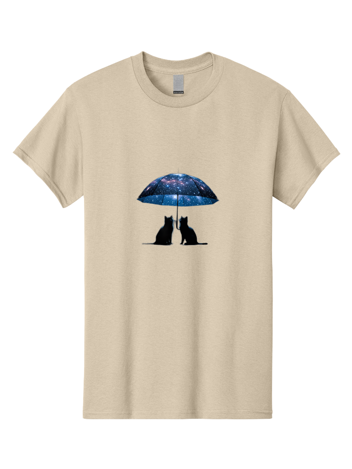 Cats-Under-Galaxy-Umbrella Men'S Graphic Tee, 100% Cotton, Comfortable Casual Summer Wear, Machine Washable, Vintage Camera, Old Camera, Antique Camera, Black Camera, Classic Photography, Photography Equipment, Nostalgic Device, Film Camera, Baj389