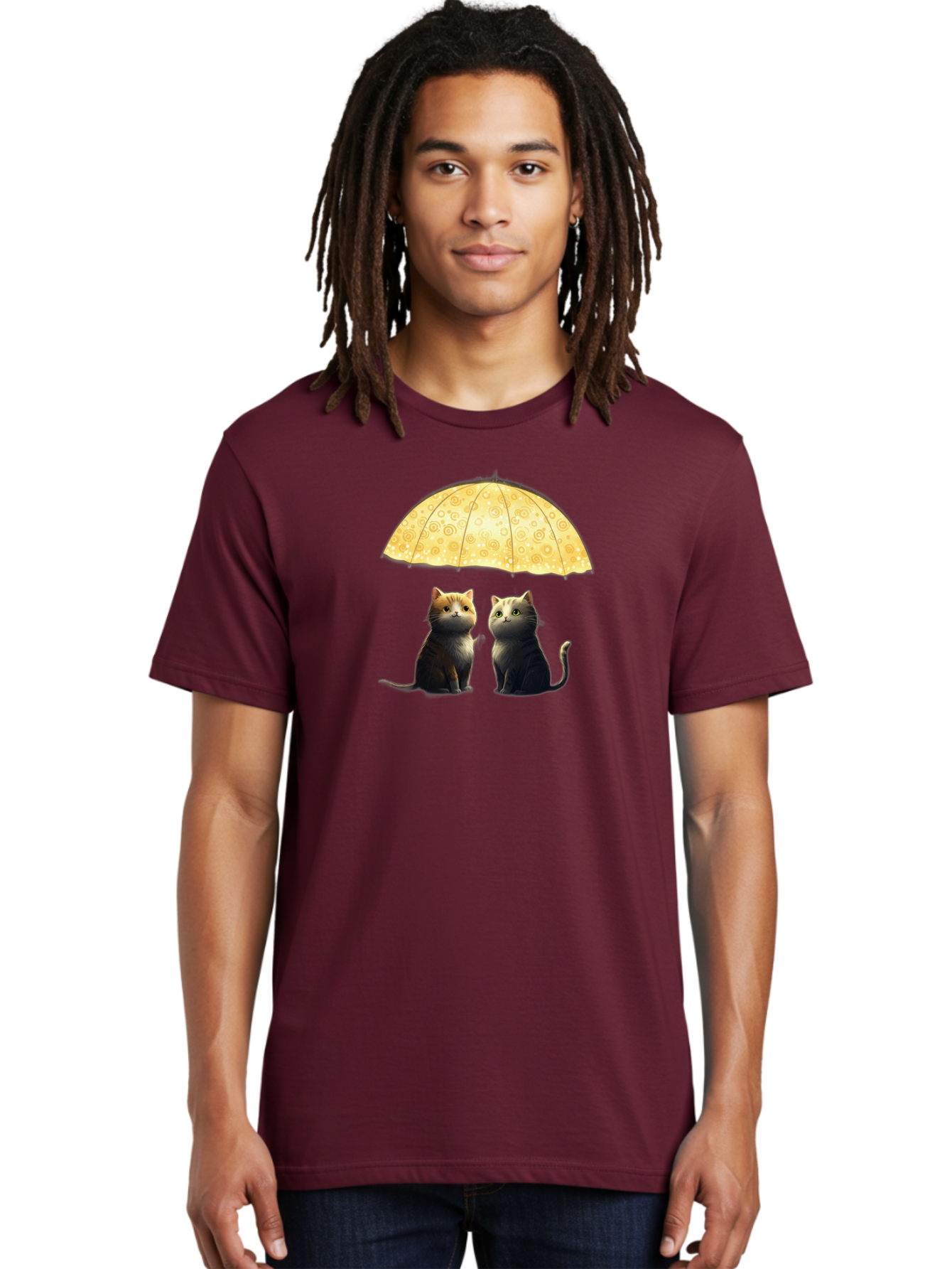 Cats-Under-Umbrella Men'S Graphic Tee, 100% Cotton, Comfortable Casual Summer Wear, Machine Washable, Vintage Camera, Old Camera, Antique Camera, Black Camera, Classic Photography, Photography Equipment, Nostalgic Device, Film Camera, Baj391
