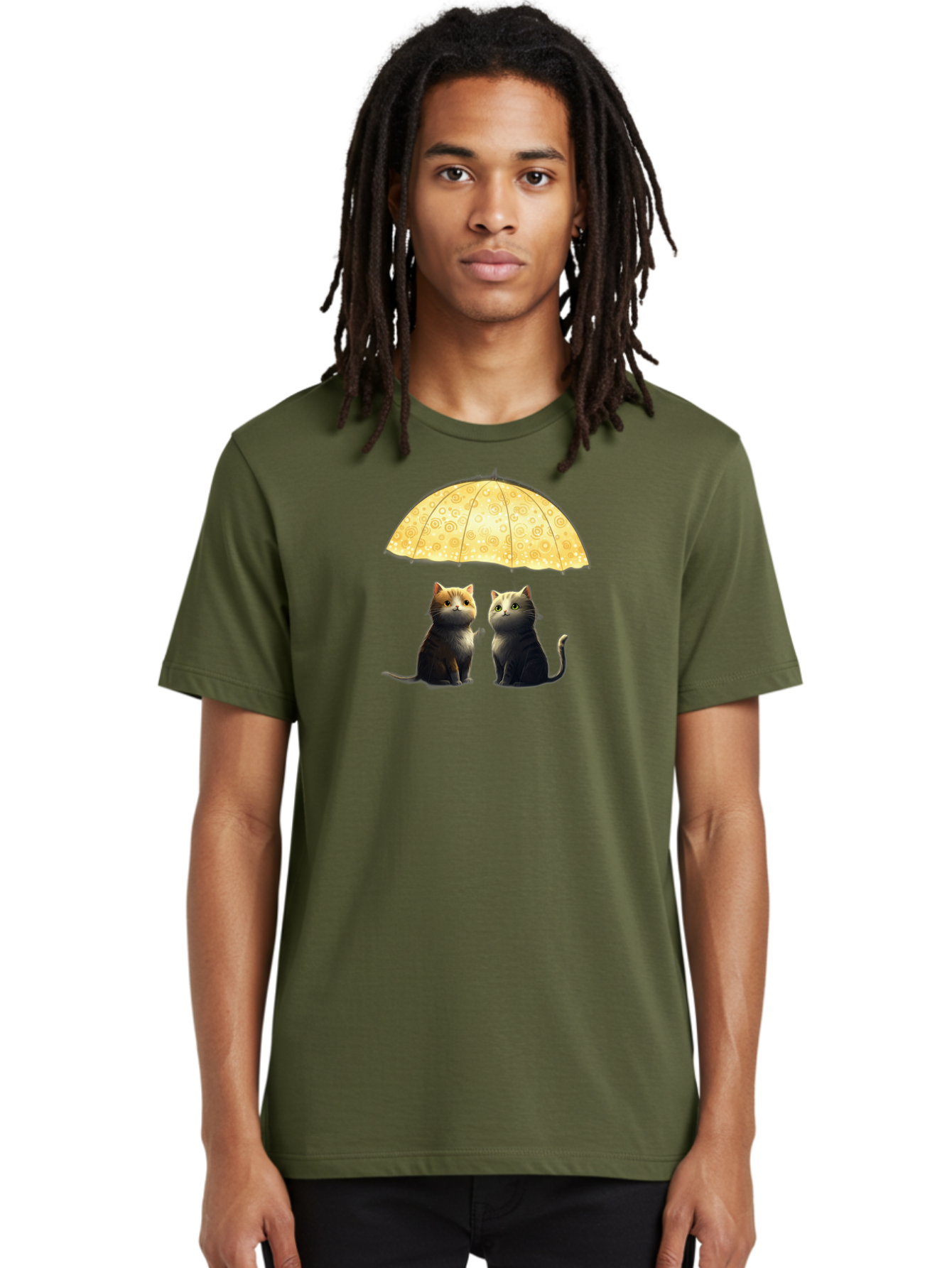 Cats-Under-Umbrella Men'S Graphic Tee, 100% Cotton, Comfortable Casual Summer Wear, Machine Washable, Vintage Camera, Old Camera, Antique Camera, Black Camera, Classic Photography, Photography Equipment, Nostalgic Device, Film Camera, Baj391