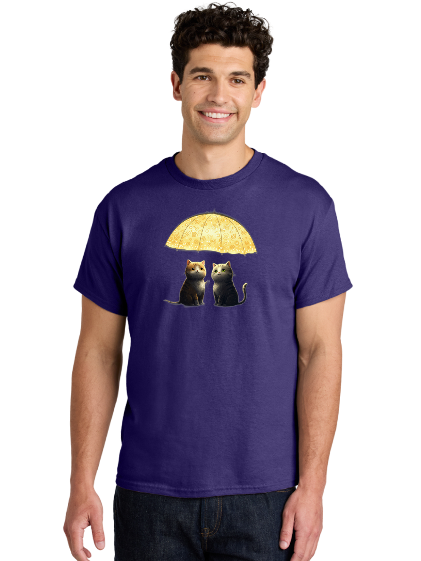 Cats-Under-Umbrella Men'S Graphic Tee, 100% Cotton, Comfortable Casual Summer Wear, Machine Washable, Vintage Camera, Old Camera, Antique Camera, Black Camera, Classic Photography, Photography Equipment, Nostalgic Device, Film Camera, Baj391