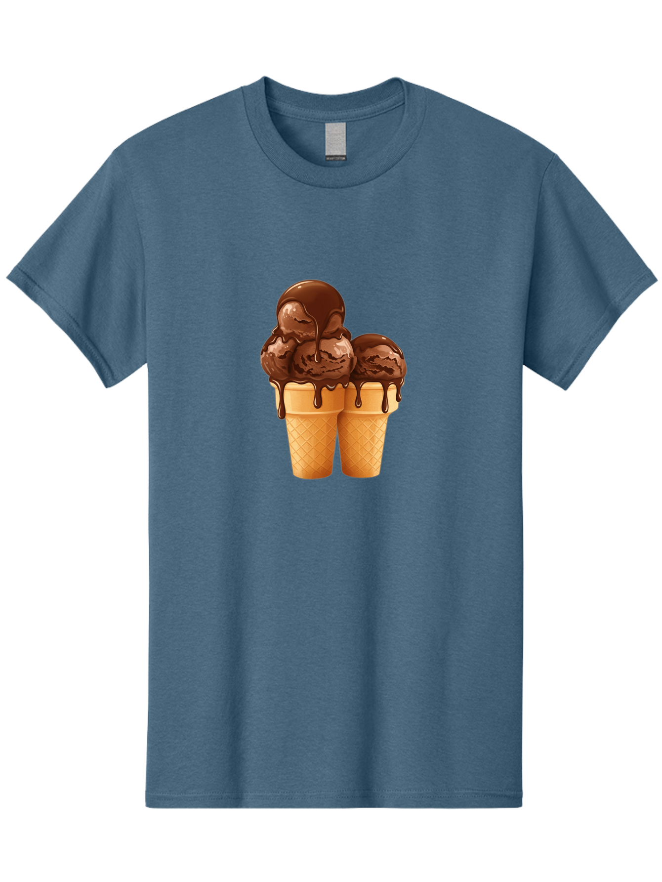 Chocolate-Ice-Cream-Cones Men'S Graphic Tee, 100% Cotton, Comfortable Casual Summer Wear, Machine Washable, Vintage Camera, Old Camera, Antique Camera, Black Camera, Classic Photography, Photography Equipment, Nostalgic Device, Film Camera, Baj394