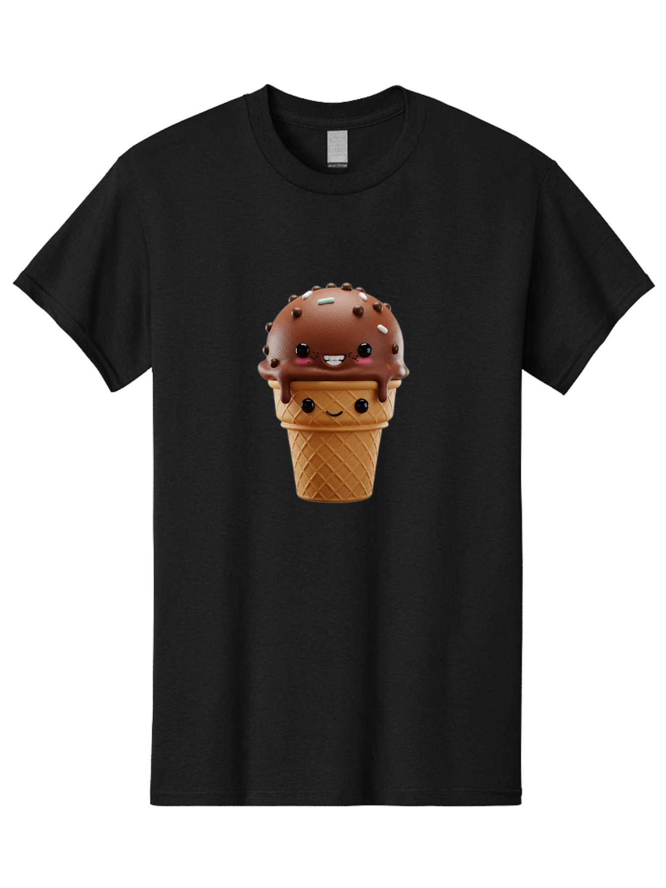 Chocolate-Ice-Cream Men'S Graphic Tee, 100% Cotton, Comfortable Casual Summer Wear, Machine Washable, Vintage Camera, Old Camera, Antique Camera, Black Camera, Classic Photography, Photography Equipment, Nostalgic Device, Film Camera, Baj395