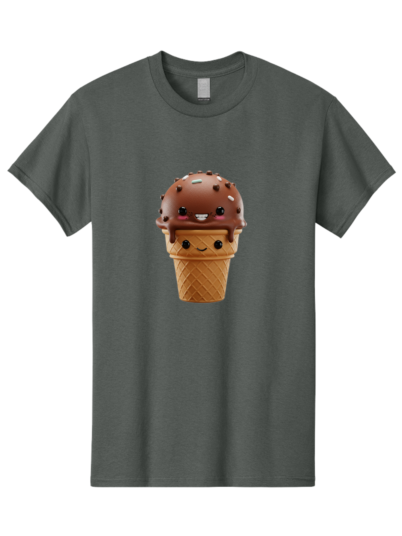 Chocolate-Ice-Cream Men'S Graphic Tee, 100% Cotton, Comfortable Casual Summer Wear, Machine Washable, Vintage Camera, Old Camera, Antique Camera, Black Camera, Classic Photography, Photography Equipment, Nostalgic Device, Film Camera, Baj395