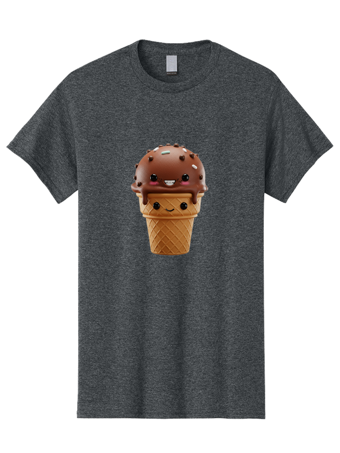 Chocolate-Ice-Cream Men'S Graphic Tee, 100% Cotton, Comfortable Casual Summer Wear, Machine Washable, Vintage Camera, Old Camera, Antique Camera, Black Camera, Classic Photography, Photography Equipment, Nostalgic Device, Film Camera, Baj395