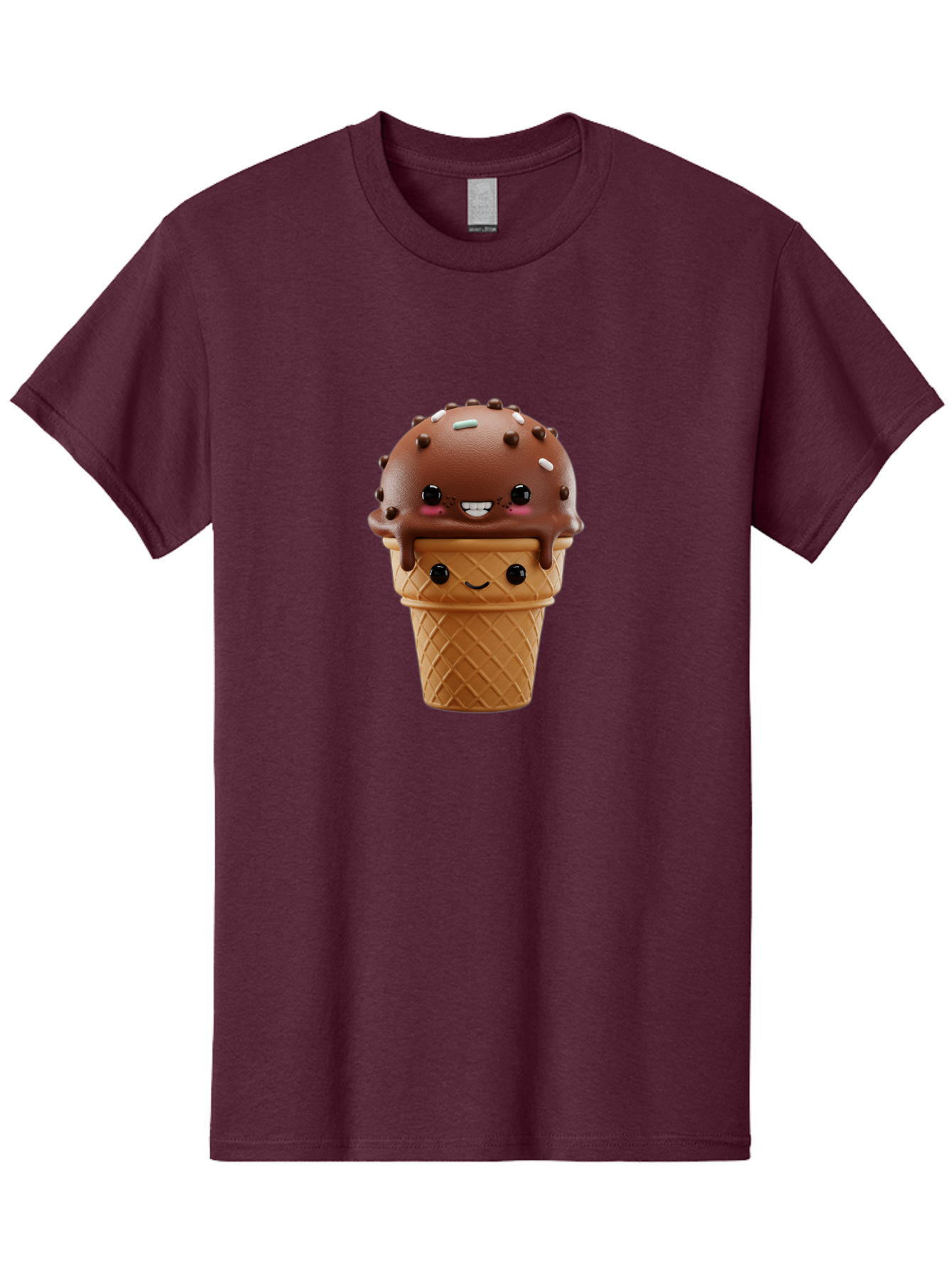Chocolate-Ice-Cream Men'S Graphic Tee, 100% Cotton, Comfortable Casual Summer Wear, Machine Washable, Vintage Camera, Old Camera, Antique Camera, Black Camera, Classic Photography, Photography Equipment, Nostalgic Device, Film Camera, Baj395