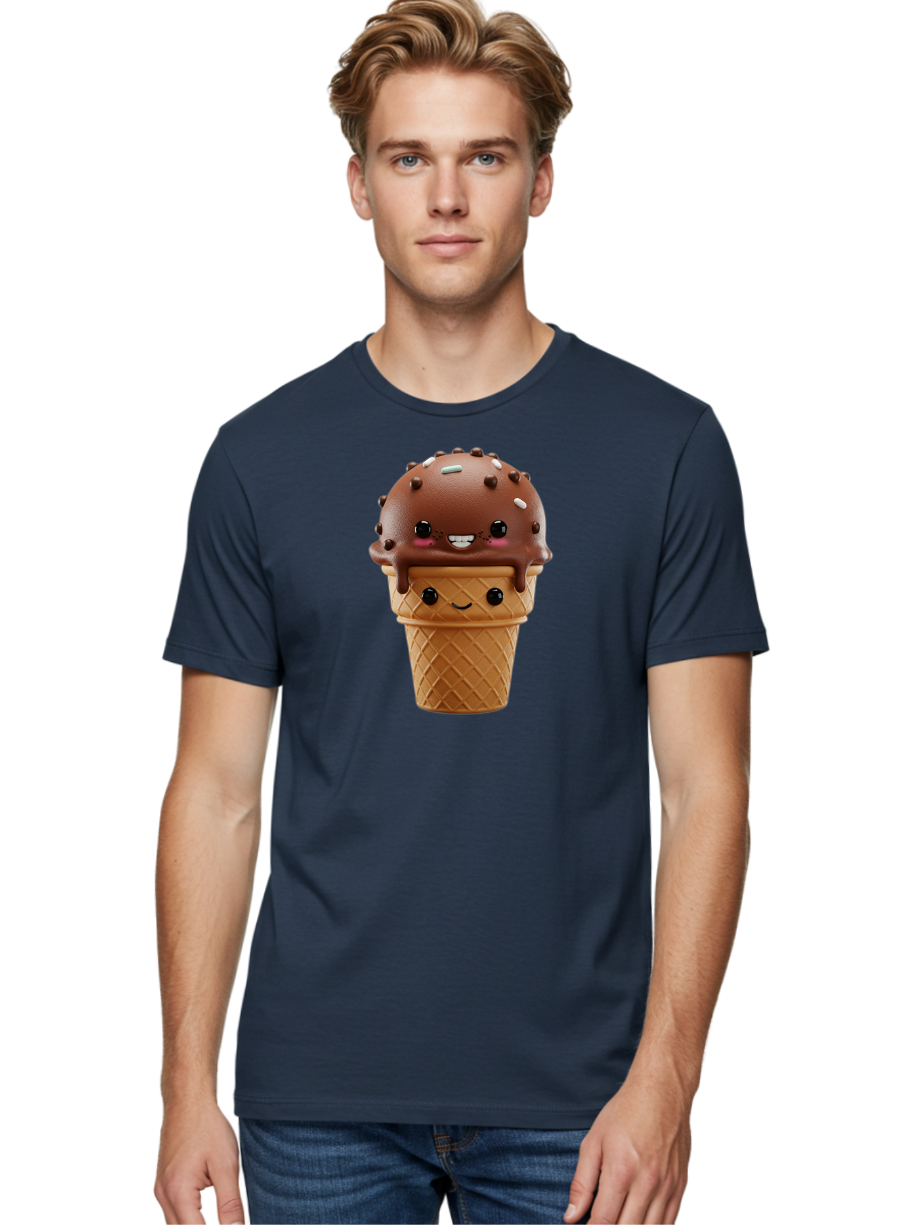 Chocolate-Ice-Cream Men'S Graphic Tee, 100% Cotton, Comfortable Casual Summer Wear, Machine Washable, Vintage Camera, Old Camera, Antique Camera, Black Camera, Classic Photography, Photography Equipment, Nostalgic Device, Film Camera, Baj395