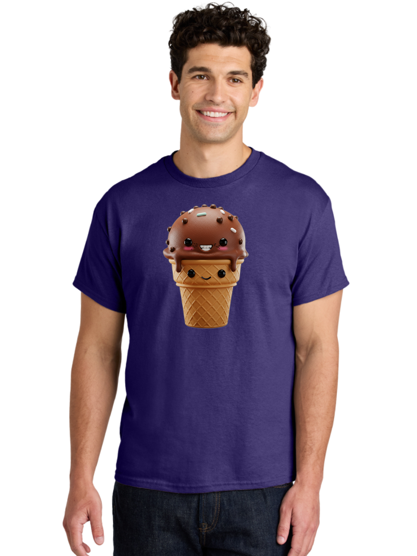 Chocolate-Ice-Cream Men'S Graphic Tee, 100% Cotton, Comfortable Casual Summer Wear, Machine Washable, Vintage Camera, Old Camera, Antique Camera, Black Camera, Classic Photography, Photography Equipment, Nostalgic Device, Film Camera, Baj395