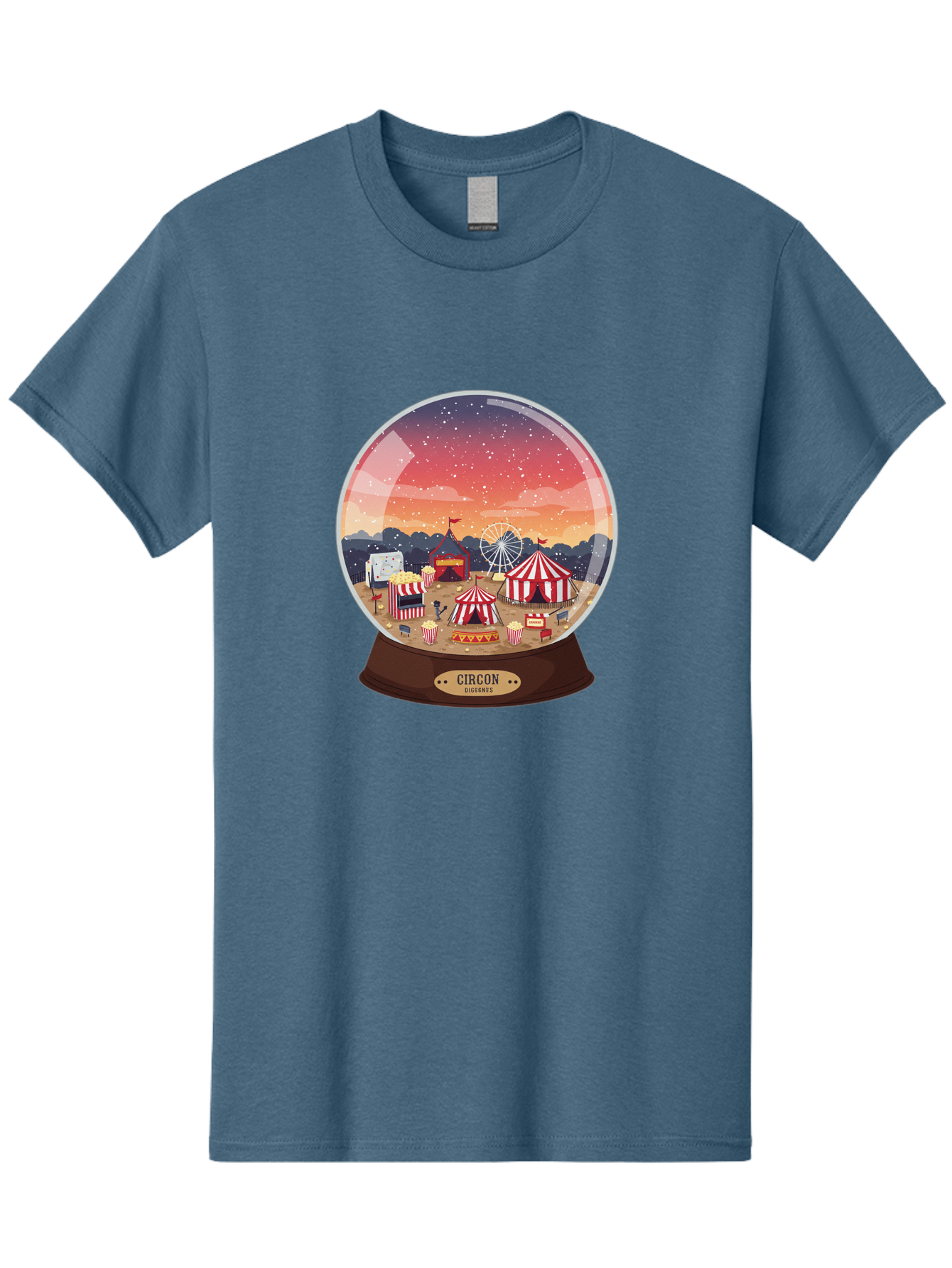 Circon-Snowglobe Men'S Graphic Tee, 100% Cotton, Comfortable Casual Summer Wear, Machine Washable, Vintage Camera, Old Camera, Antique Camera, Black Camera, Classic Photography, Photography Equipment, Nostalgic Device, Film Camera, Camera Art Baj396