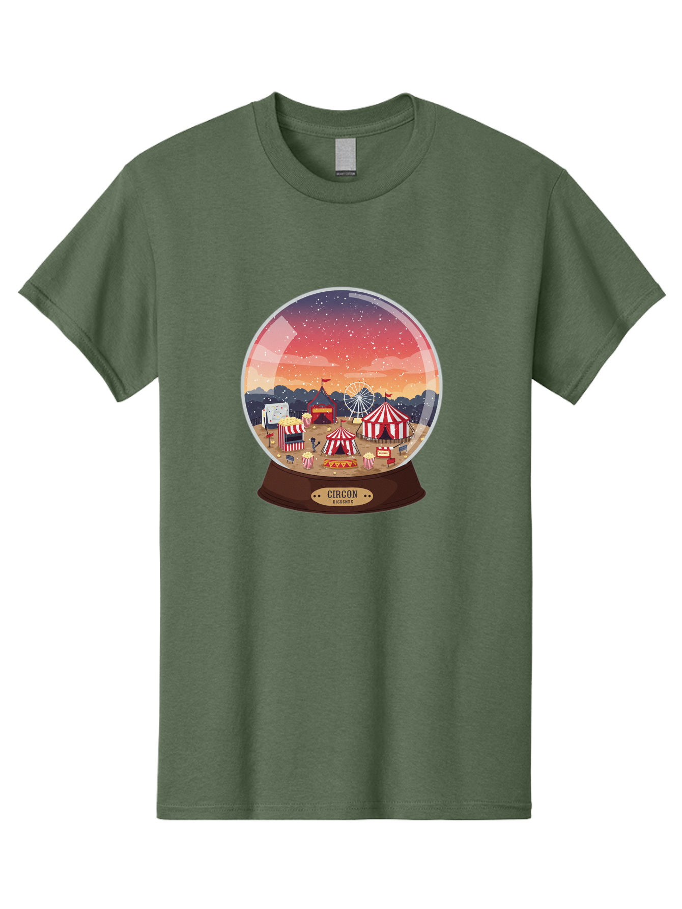 Circon-Snowglobe Men'S Graphic Tee, 100% Cotton, Comfortable Casual Summer Wear, Machine Washable, Vintage Camera, Old Camera, Antique Camera, Black Camera, Classic Photography, Photography Equipment, Nostalgic Device, Film Camera, Camera Art Baj396