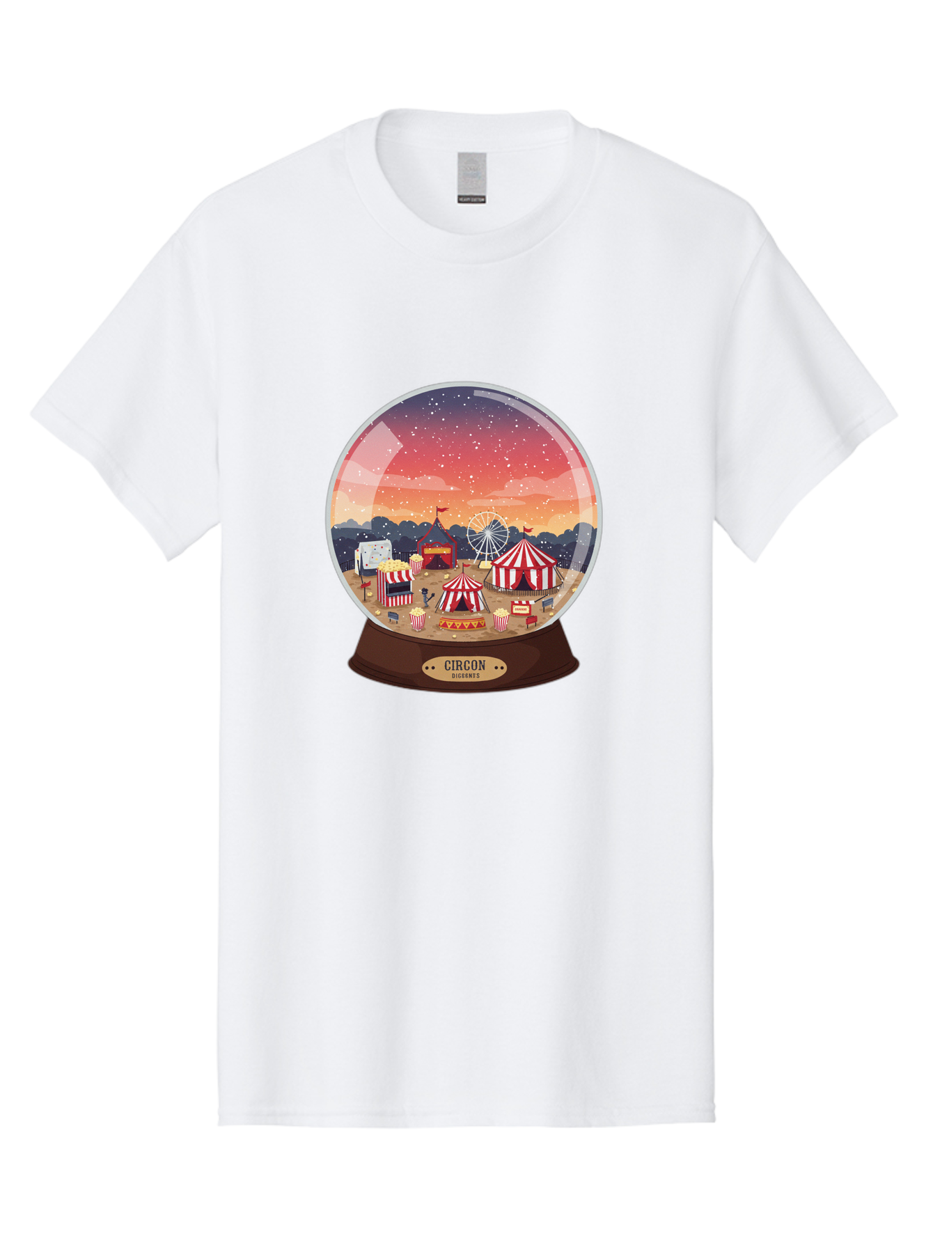 Circon-Snowglobe Men'S Graphic Tee, 100% Cotton, Comfortable Casual Summer Wear, Machine Washable, Vintage Camera, Old Camera, Antique Camera, Black Camera, Classic Photography, Photography Equipment, Nostalgic Device, Film Camera, Camera Art Baj396
