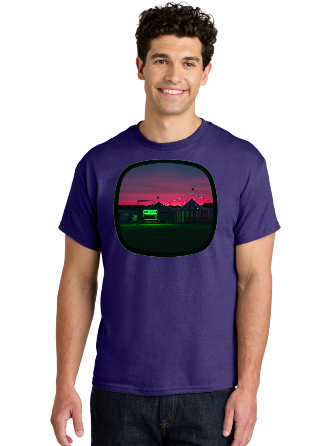 Circus-1 Men'S Graphic Tee, 100% Cotton, Comfortable Casual Summer Wear, Machine Washable, Vintage Camera, Old Camera, Antique Camera, Black Camera, Classic Photography, Photography Equipment, Nostalgic Device, Film Camera, Camera Art Baj398